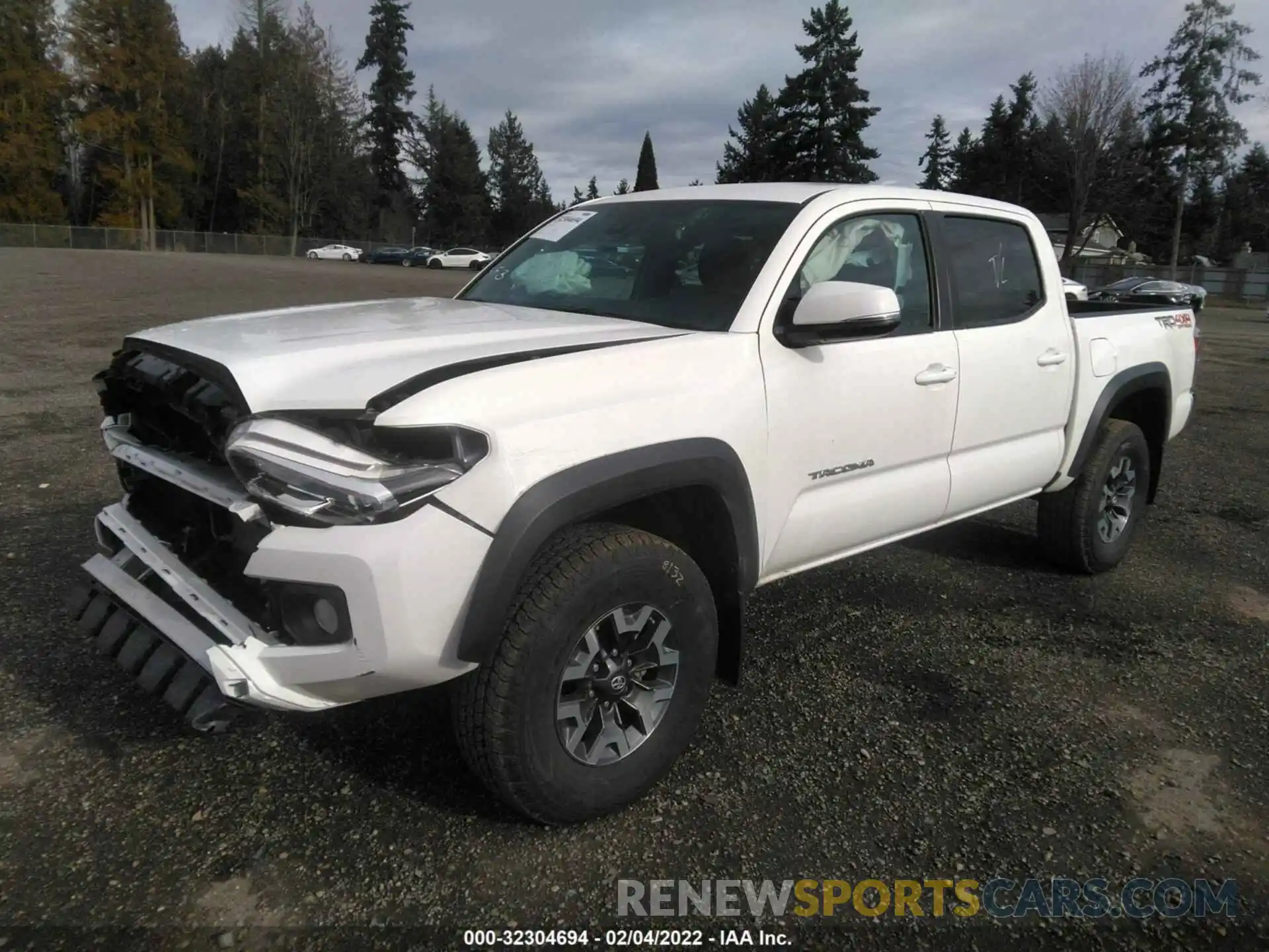 2 Photograph of a damaged car 3TMCZ5AN0MM393608 TOYOTA TACOMA 4WD 2021