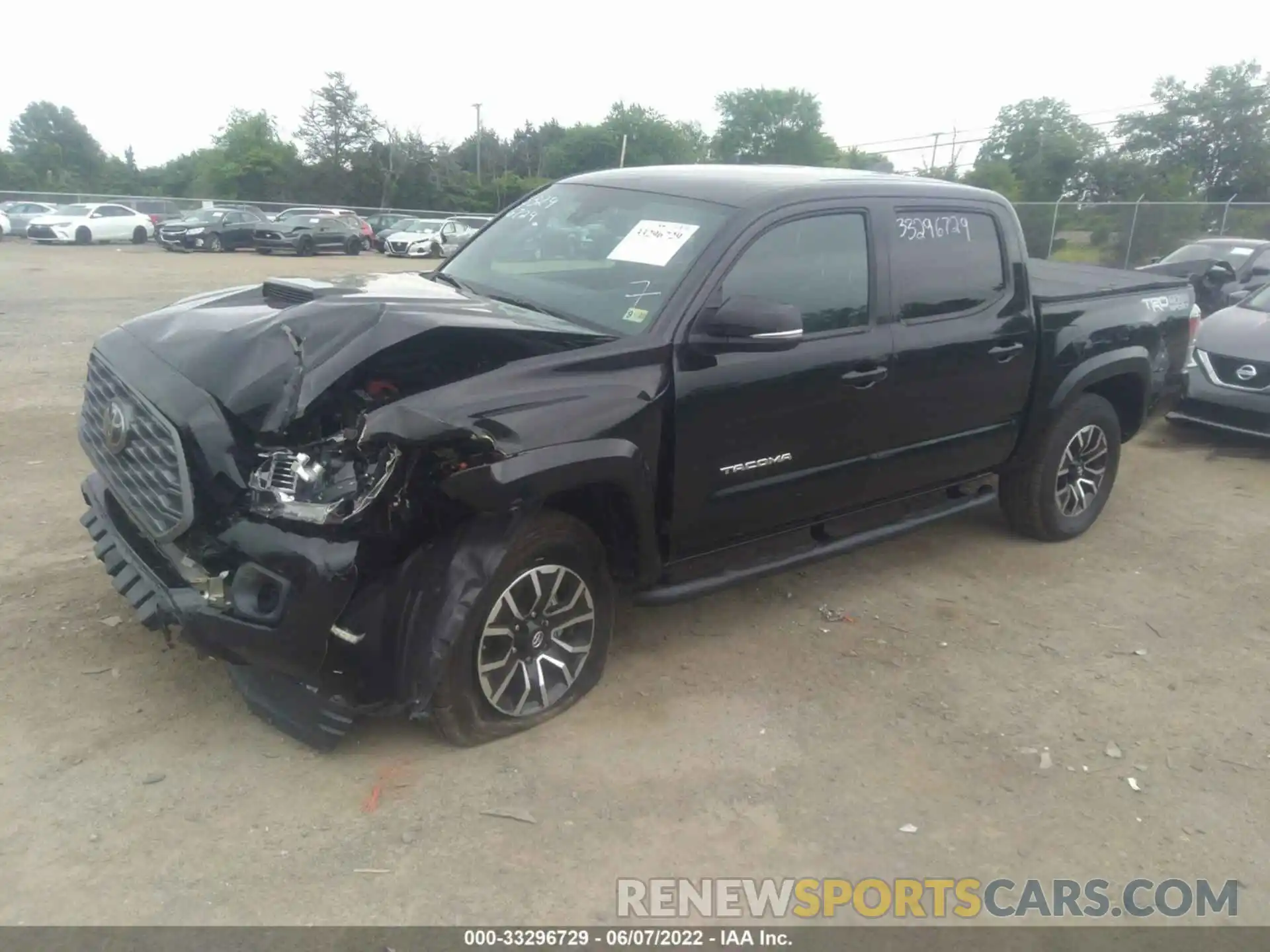 2 Photograph of a damaged car 3TMCZ5AN0MM394399 TOYOTA TACOMA 4WD 2021