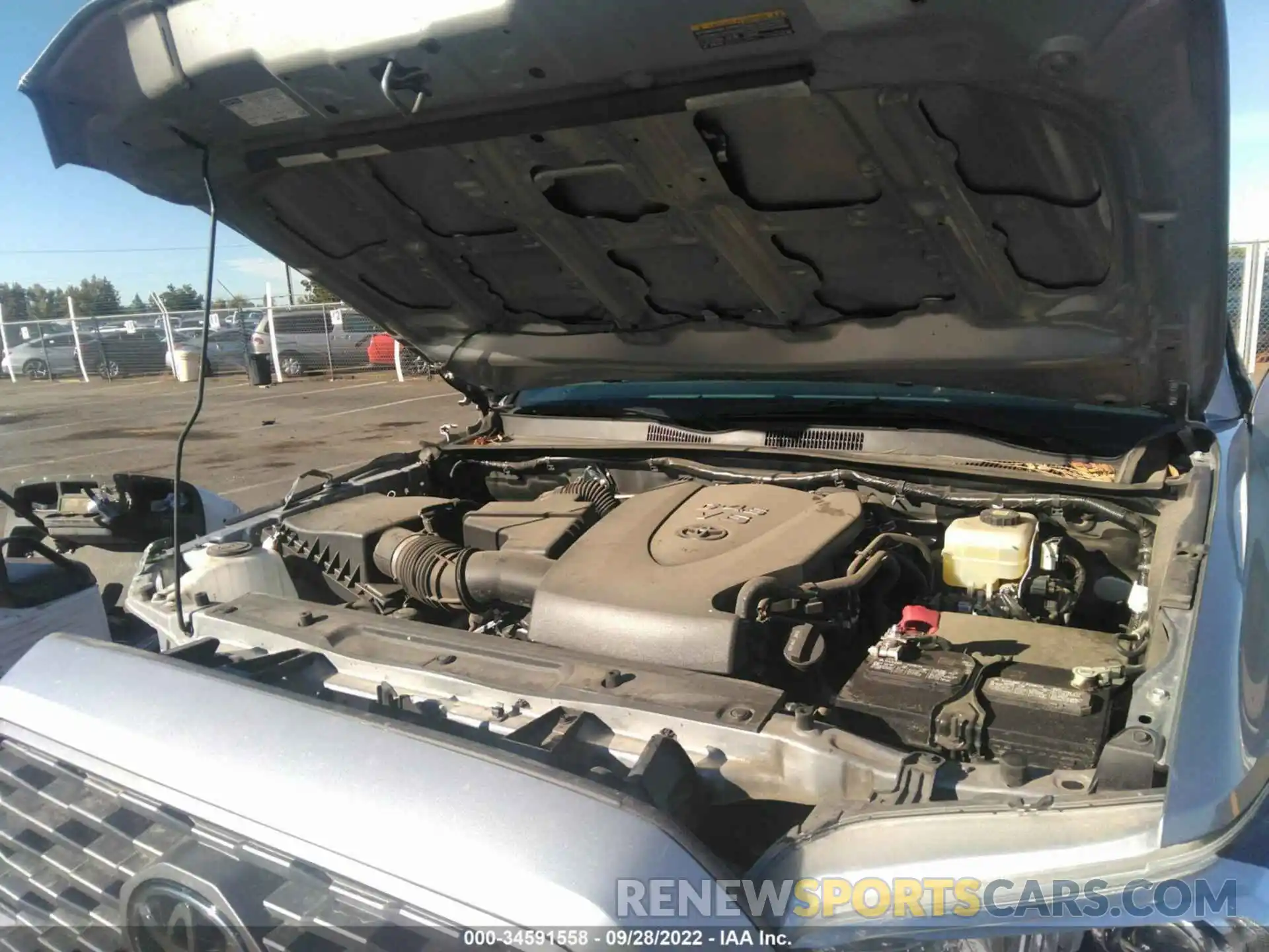 10 Photograph of a damaged car 3TMCZ5AN0MM401724 TOYOTA TACOMA 4WD 2021