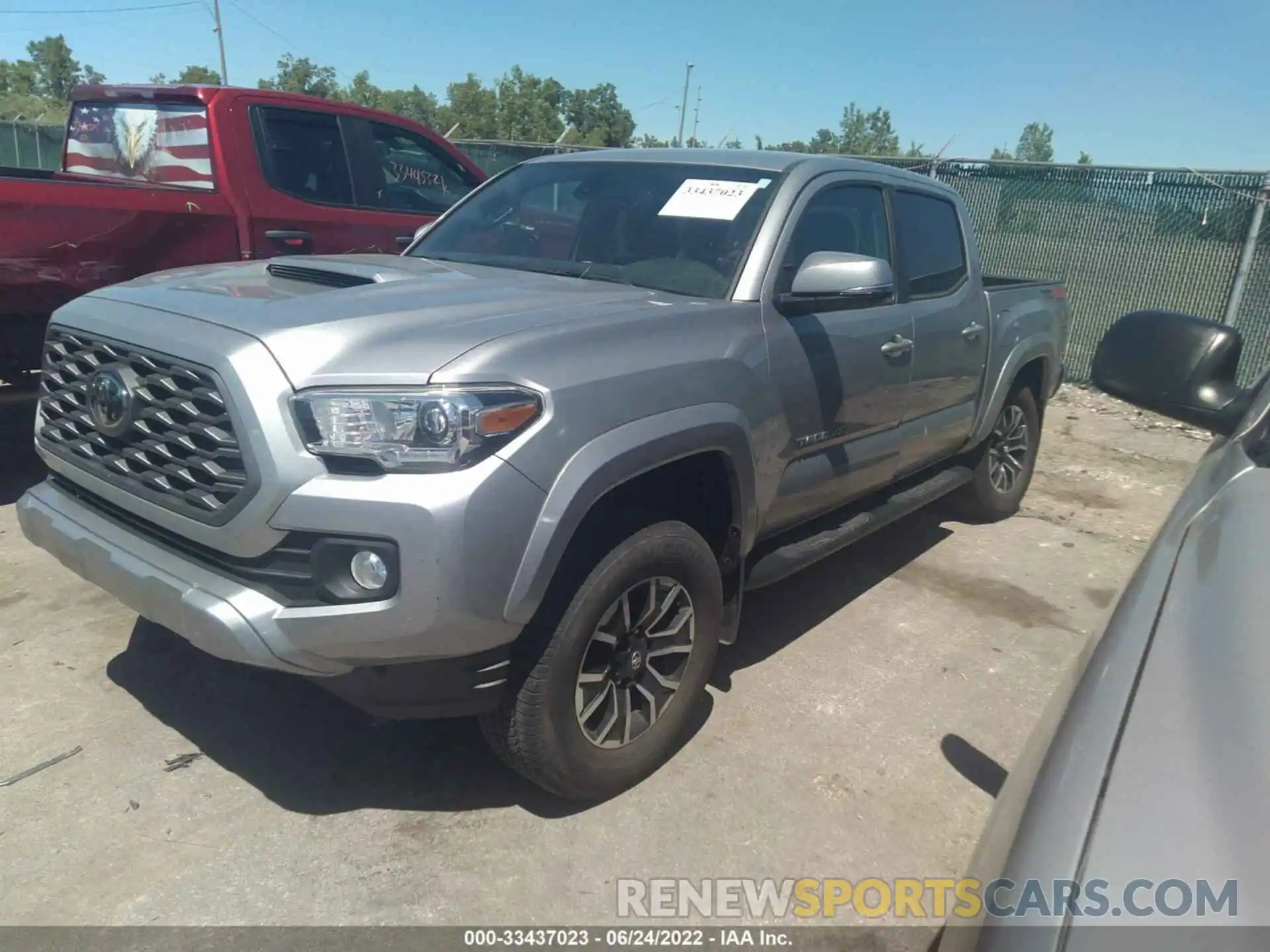 2 Photograph of a damaged car 3TMCZ5AN0MM405269 TOYOTA TACOMA 4WD 2021