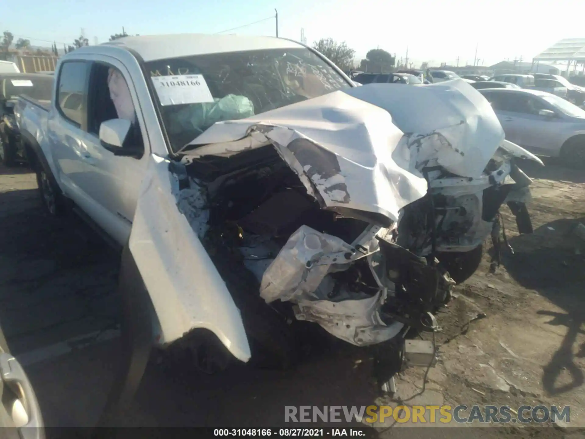 1 Photograph of a damaged car 3TMCZ5AN0MM406714 TOYOTA TACOMA 4WD 2021