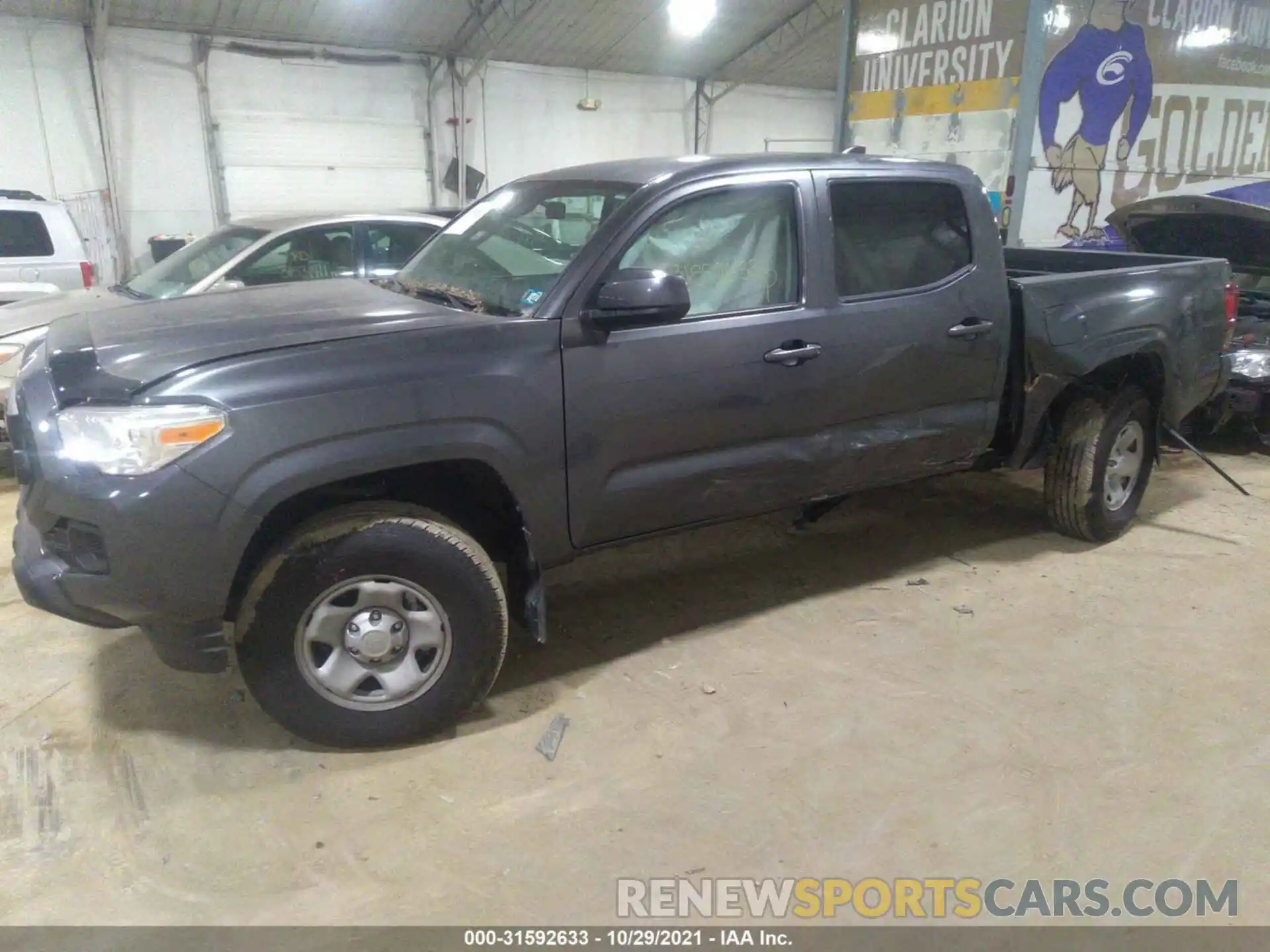 2 Photograph of a damaged car 3TMCZ5AN0MM415977 TOYOTA TACOMA 4WD 2021