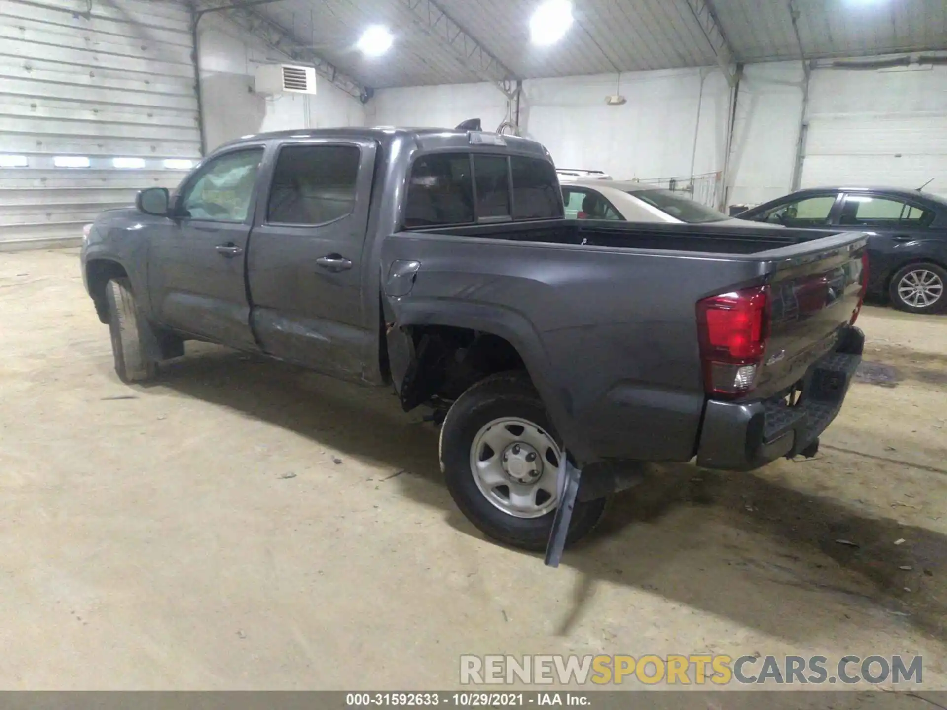 3 Photograph of a damaged car 3TMCZ5AN0MM415977 TOYOTA TACOMA 4WD 2021