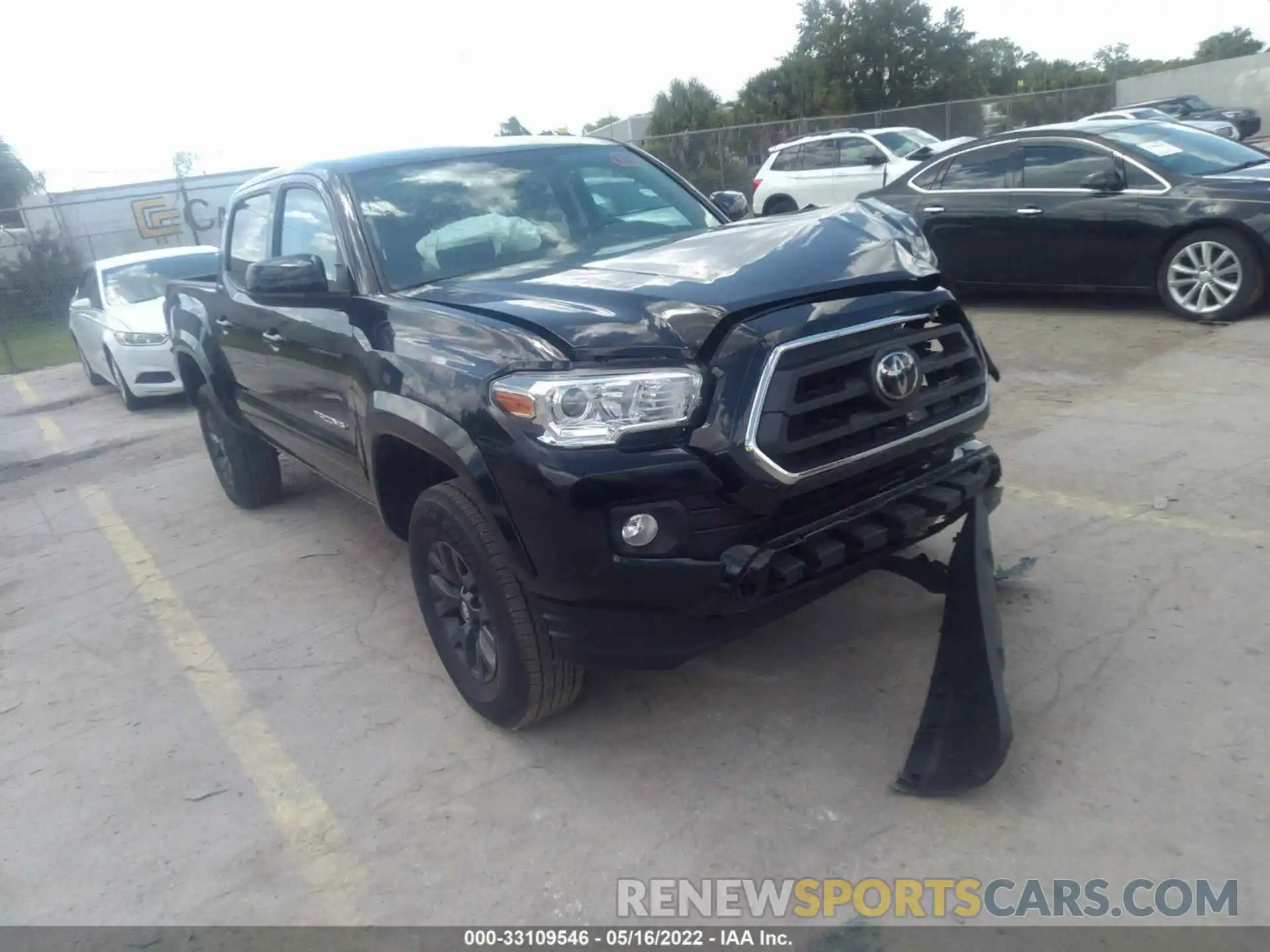 1 Photograph of a damaged car 3TMCZ5AN0MM418507 TOYOTA TACOMA 4WD 2021