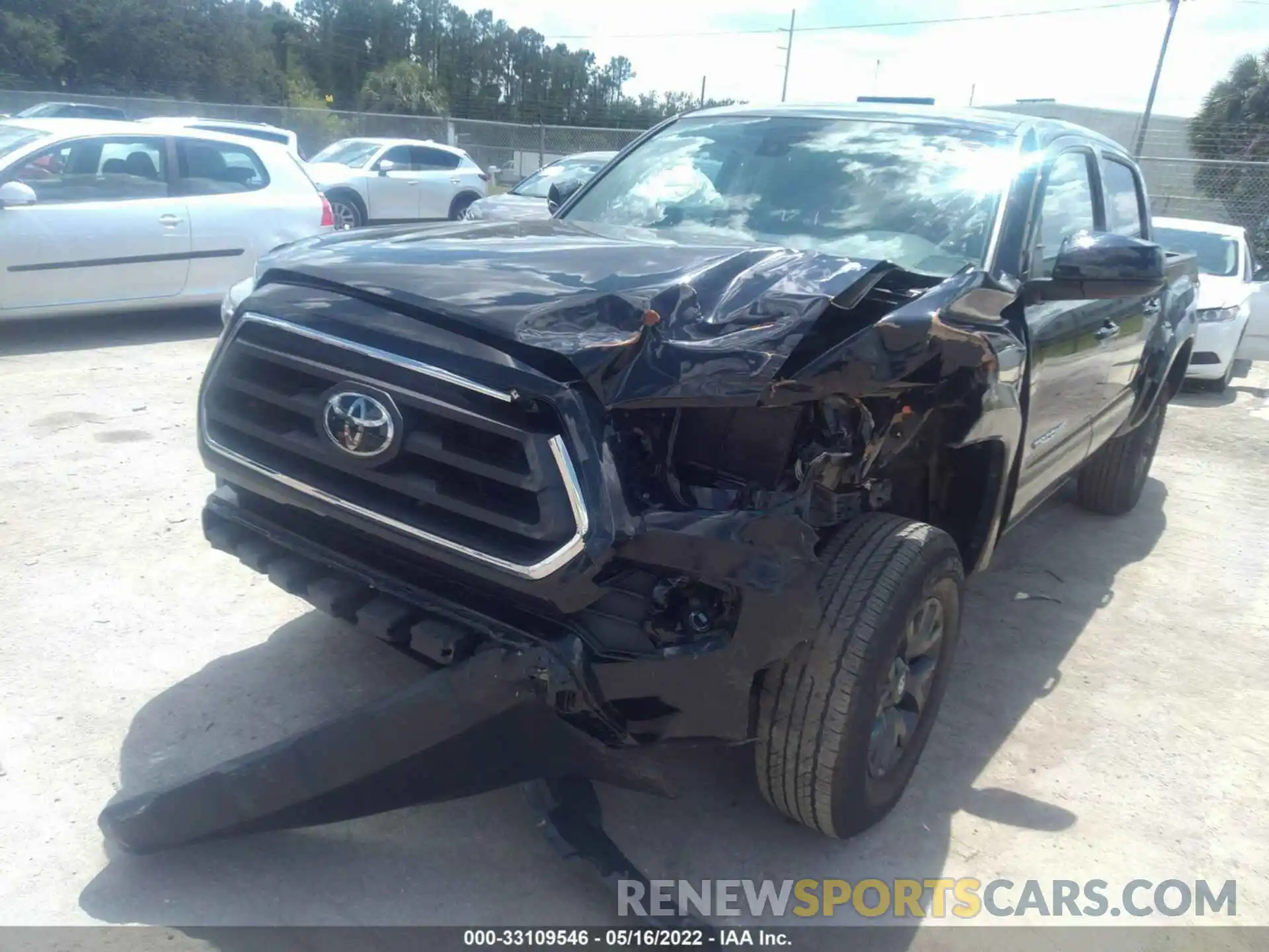 6 Photograph of a damaged car 3TMCZ5AN0MM418507 TOYOTA TACOMA 4WD 2021