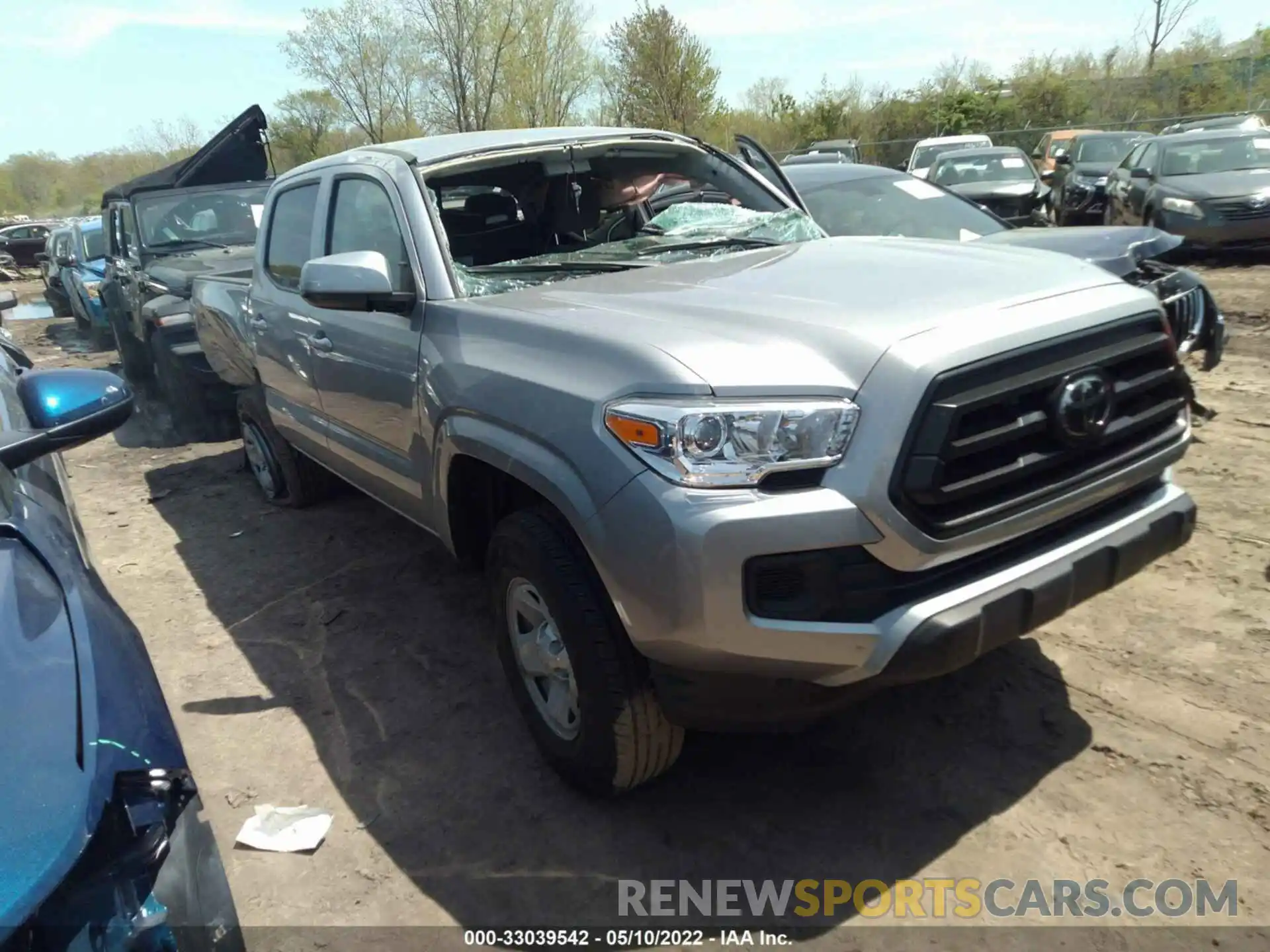 1 Photograph of a damaged car 3TMCZ5AN0MM419074 TOYOTA TACOMA 4WD 2021