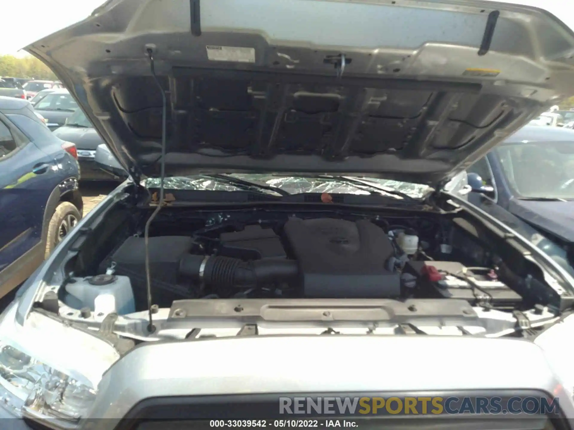 10 Photograph of a damaged car 3TMCZ5AN0MM419074 TOYOTA TACOMA 4WD 2021