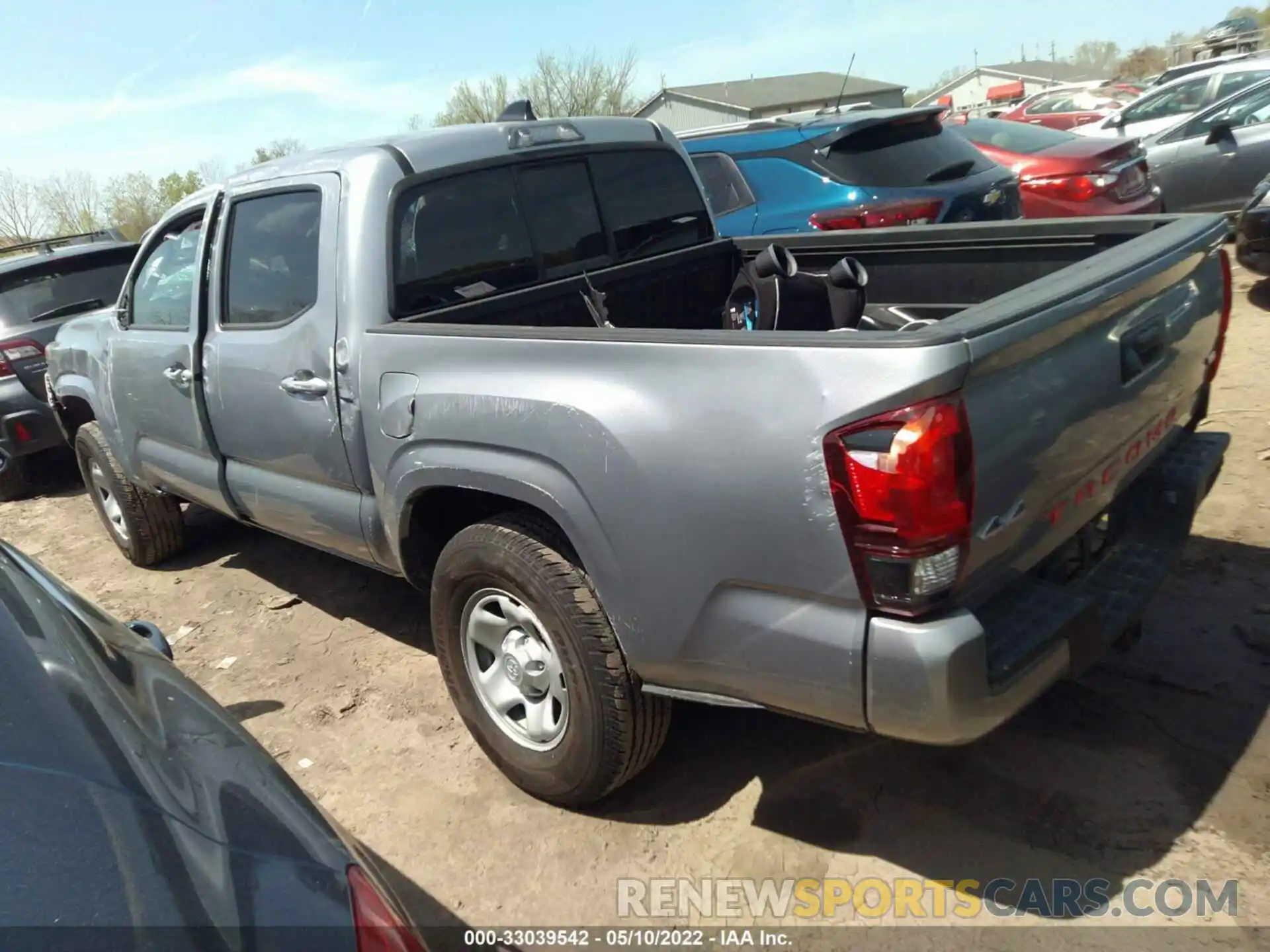 3 Photograph of a damaged car 3TMCZ5AN0MM419074 TOYOTA TACOMA 4WD 2021