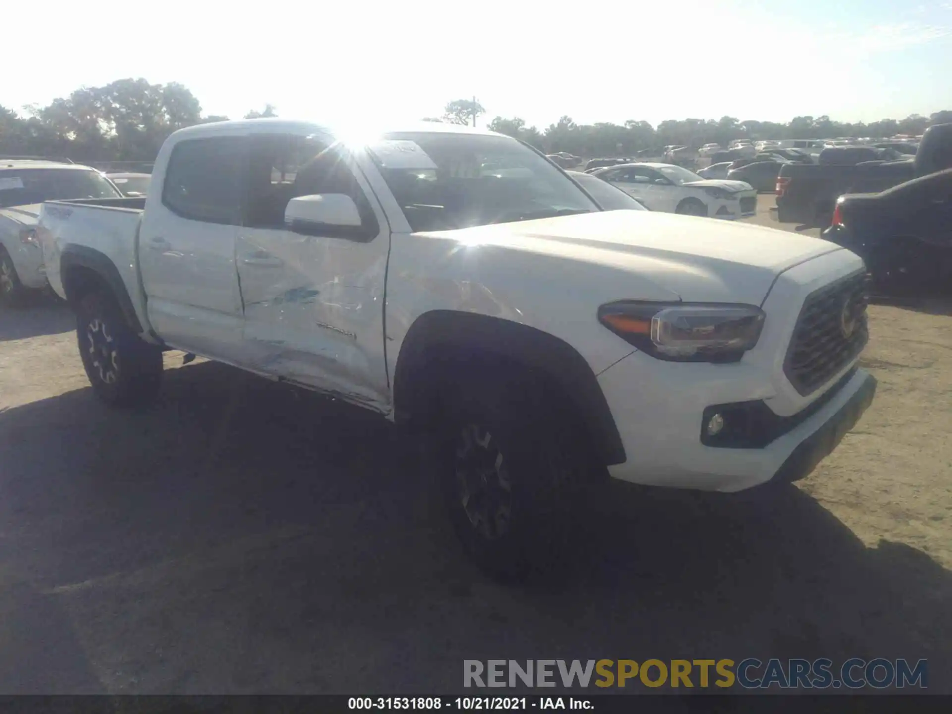 1 Photograph of a damaged car 3TMCZ5AN0MM428275 TOYOTA TACOMA 4WD 2021