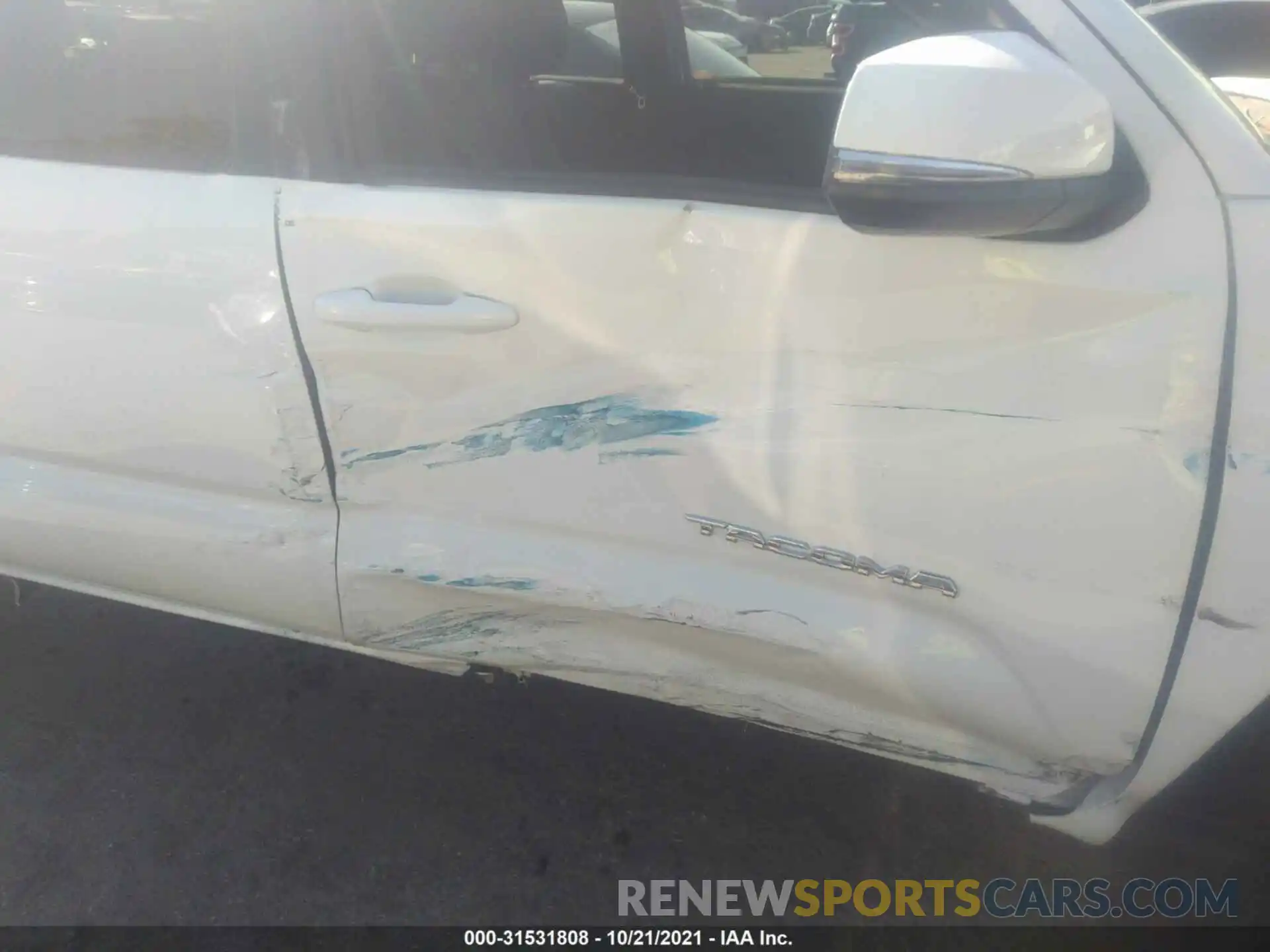 6 Photograph of a damaged car 3TMCZ5AN0MM428275 TOYOTA TACOMA 4WD 2021