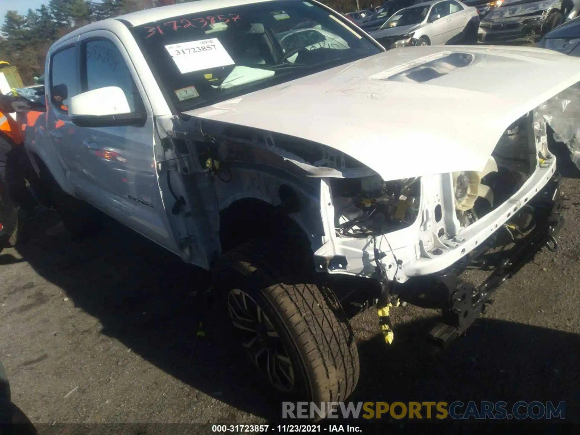 1 Photograph of a damaged car 3TMCZ5AN0MM431628 TOYOTA TACOMA 4WD 2021