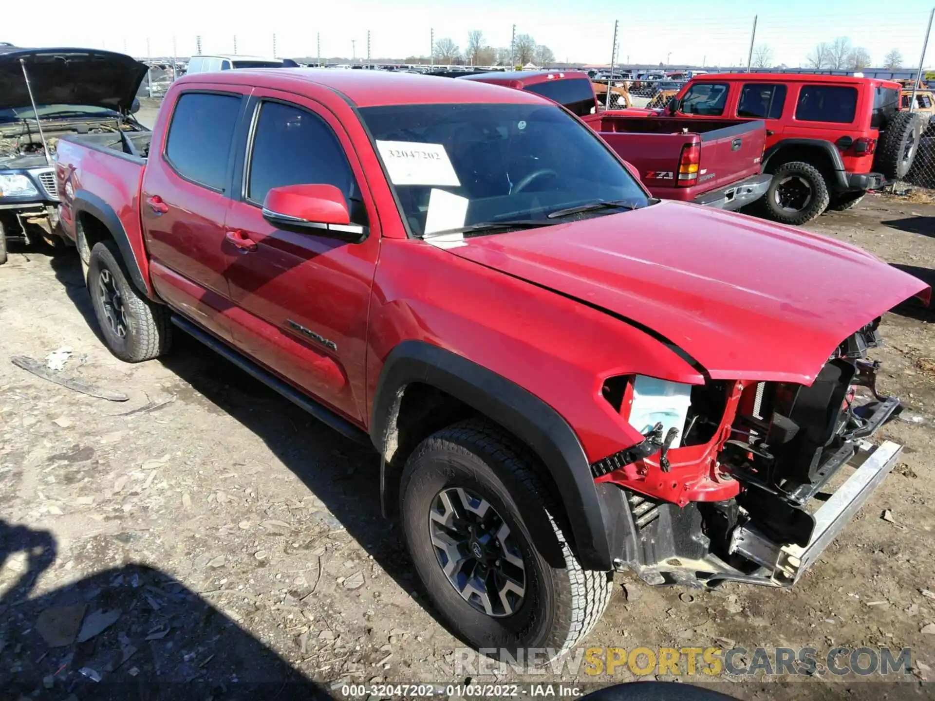 1 Фотография поврежденного автомобиля 3TMCZ5AN0MM440085 TOYOTA TACOMA 4WD 2021