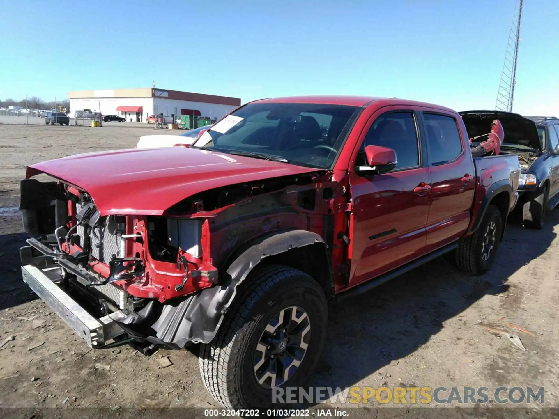 2 Photograph of a damaged car 3TMCZ5AN0MM440085 TOYOTA TACOMA 4WD 2021