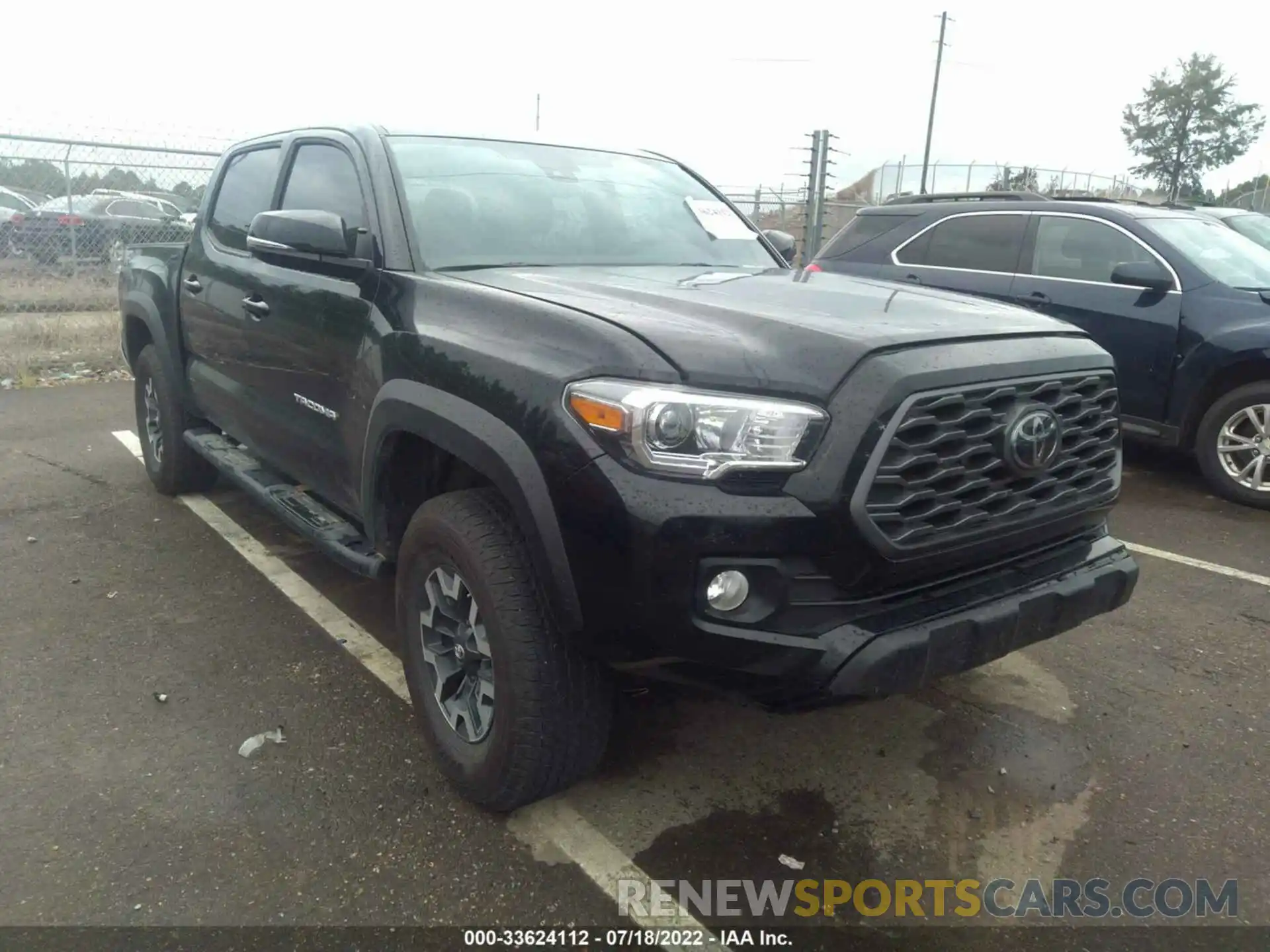 1 Photograph of a damaged car 3TMCZ5AN0MM444220 TOYOTA TACOMA 4WD 2021