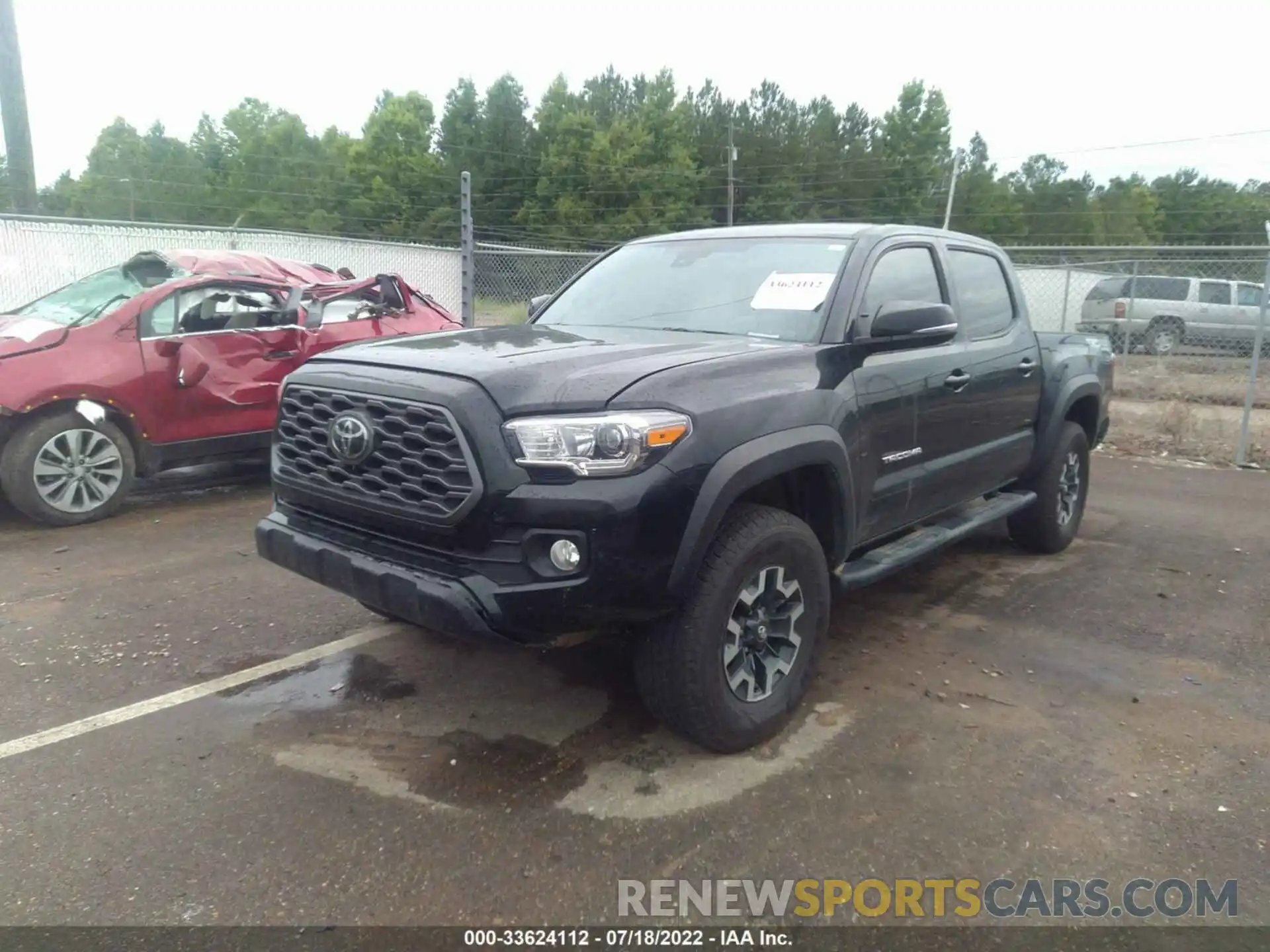 2 Photograph of a damaged car 3TMCZ5AN0MM444220 TOYOTA TACOMA 4WD 2021