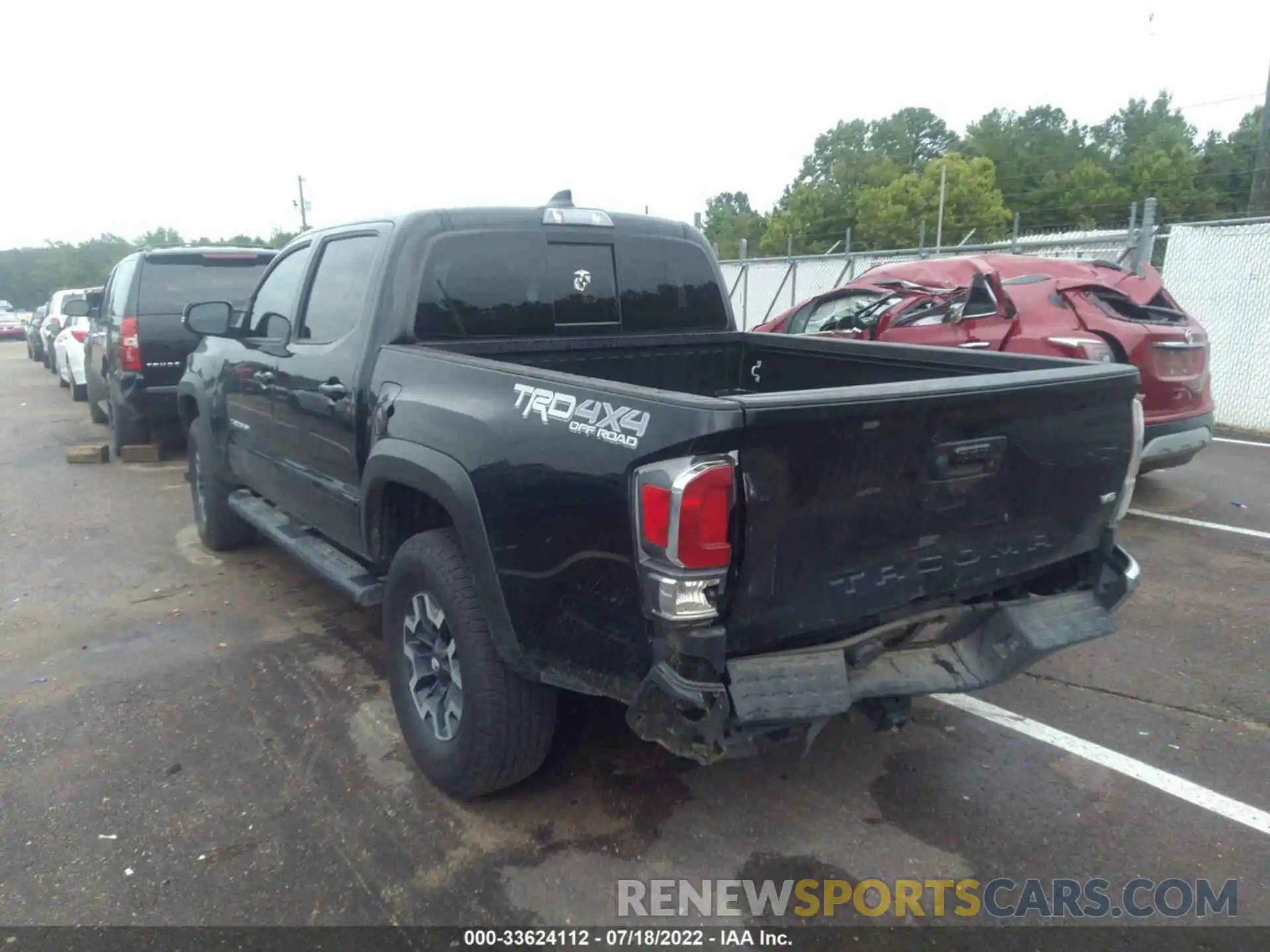 3 Photograph of a damaged car 3TMCZ5AN0MM444220 TOYOTA TACOMA 4WD 2021