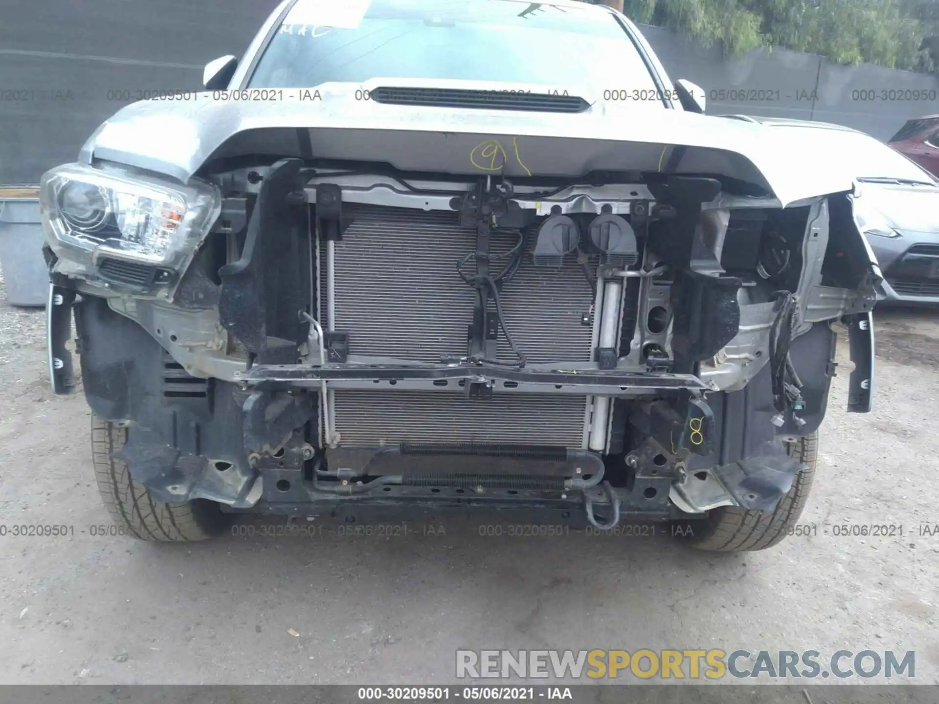 6 Photograph of a damaged car 3TMCZ5AN1MM371682 TOYOTA TACOMA 4WD 2021