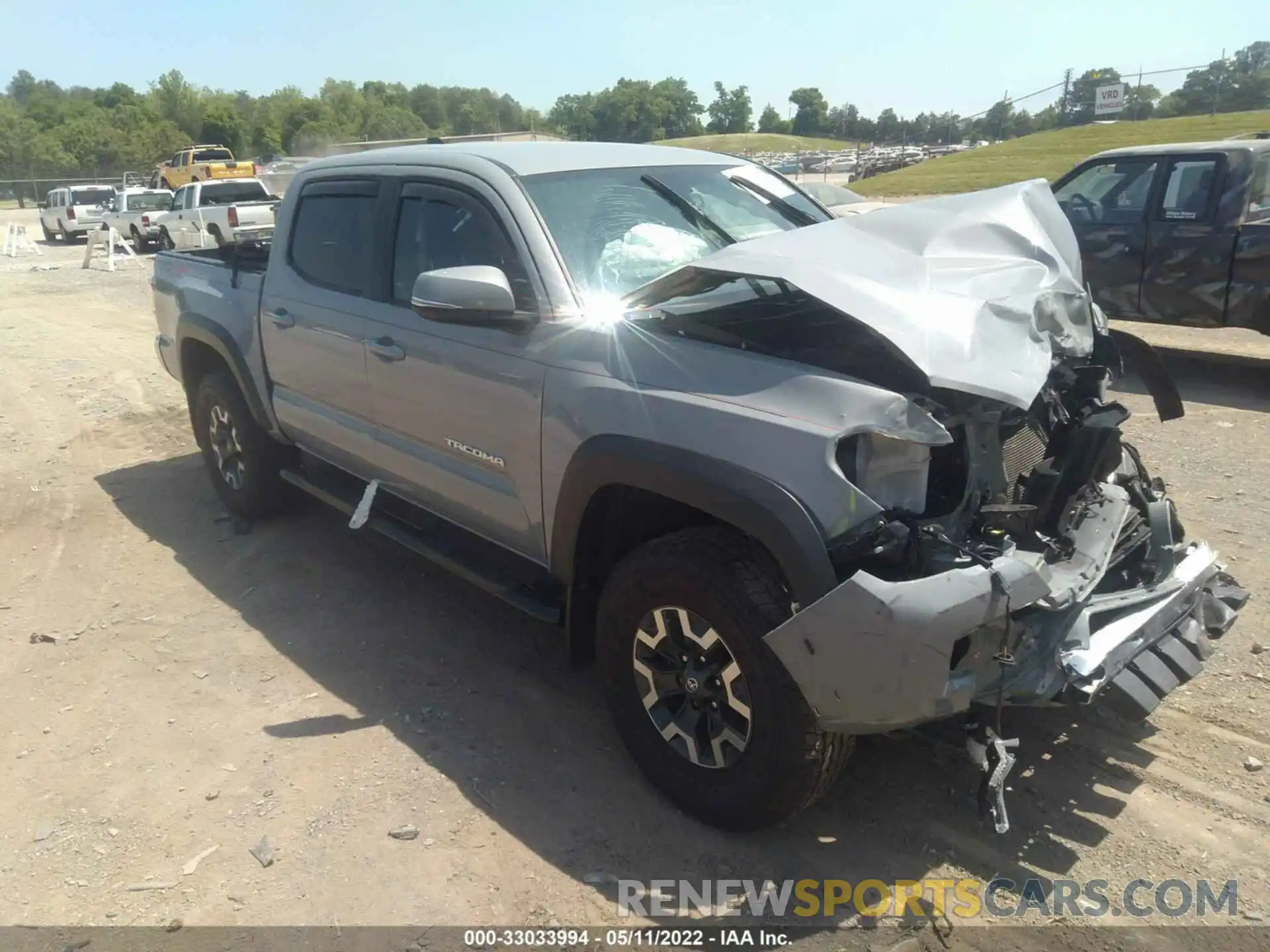 1 Photograph of a damaged car 3TMCZ5AN1MM372279 TOYOTA TACOMA 4WD 2021