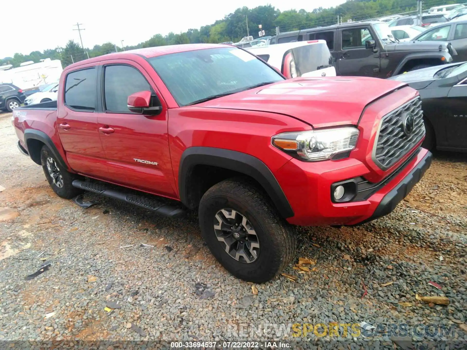 1 Фотография поврежденного автомобиля 3TMCZ5AN1MM373206 TOYOTA TACOMA 4WD 2021