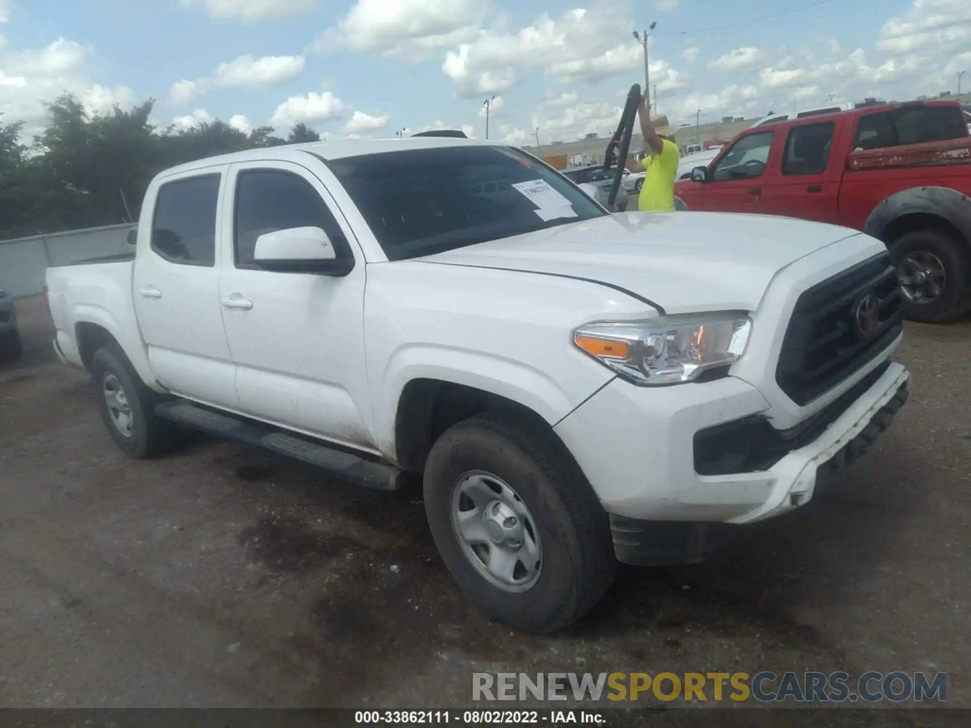 1 Photograph of a damaged car 3TMCZ5AN1MM376266 TOYOTA TACOMA 4WD 2021