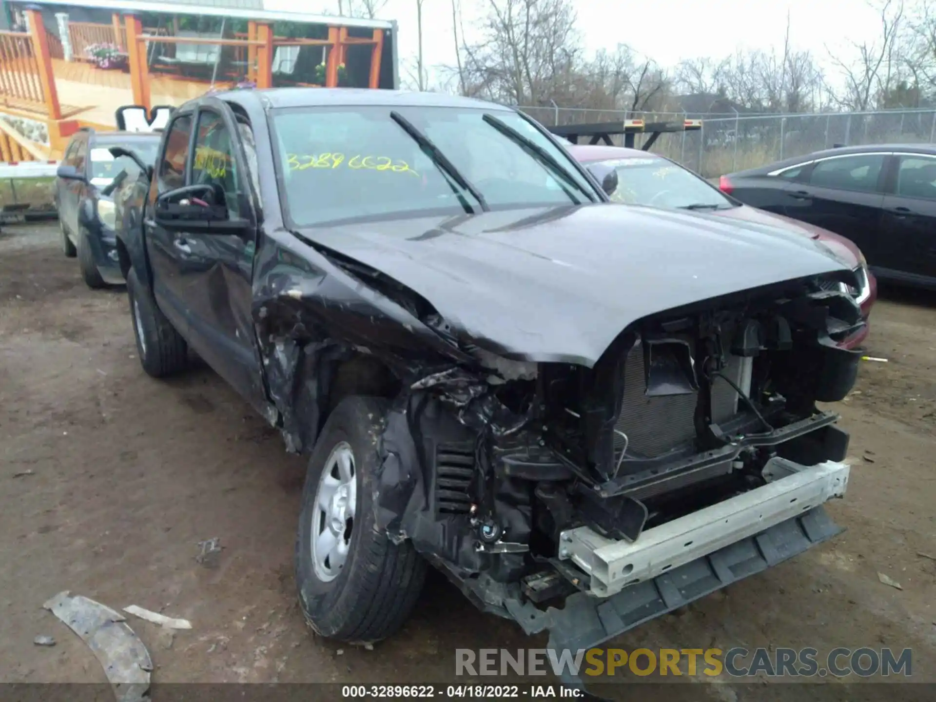 1 Photograph of a damaged car 3TMCZ5AN1MM380561 TOYOTA TACOMA 4WD 2021