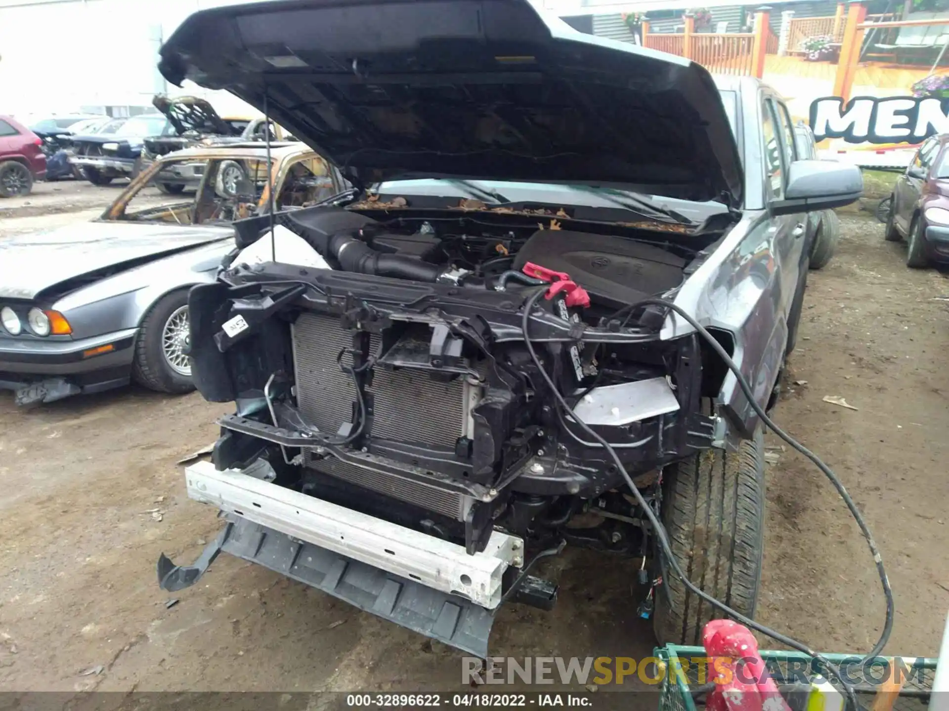 6 Photograph of a damaged car 3TMCZ5AN1MM380561 TOYOTA TACOMA 4WD 2021