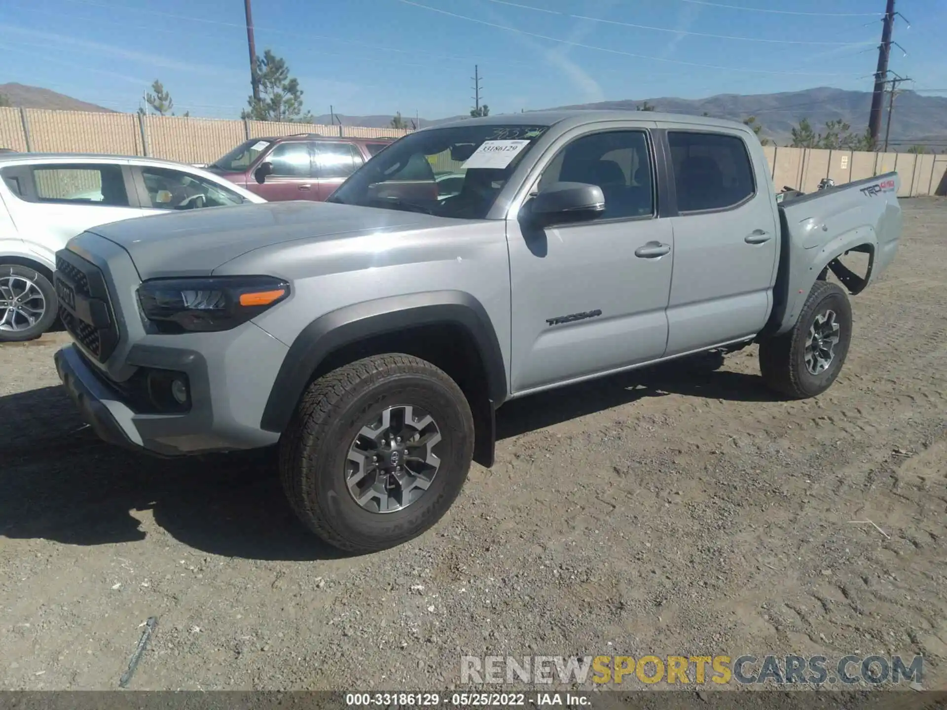 2 Photograph of a damaged car 3TMCZ5AN1MM383329 TOYOTA TACOMA 4WD 2021