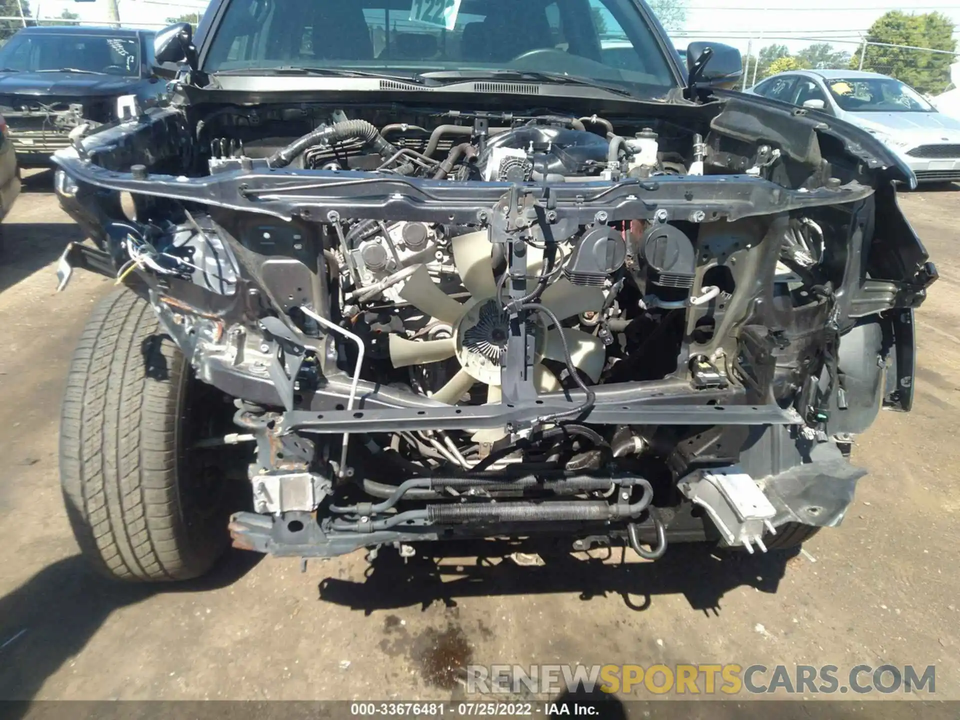 6 Photograph of a damaged car 3TMCZ5AN1MM387316 TOYOTA TACOMA 4WD 2021