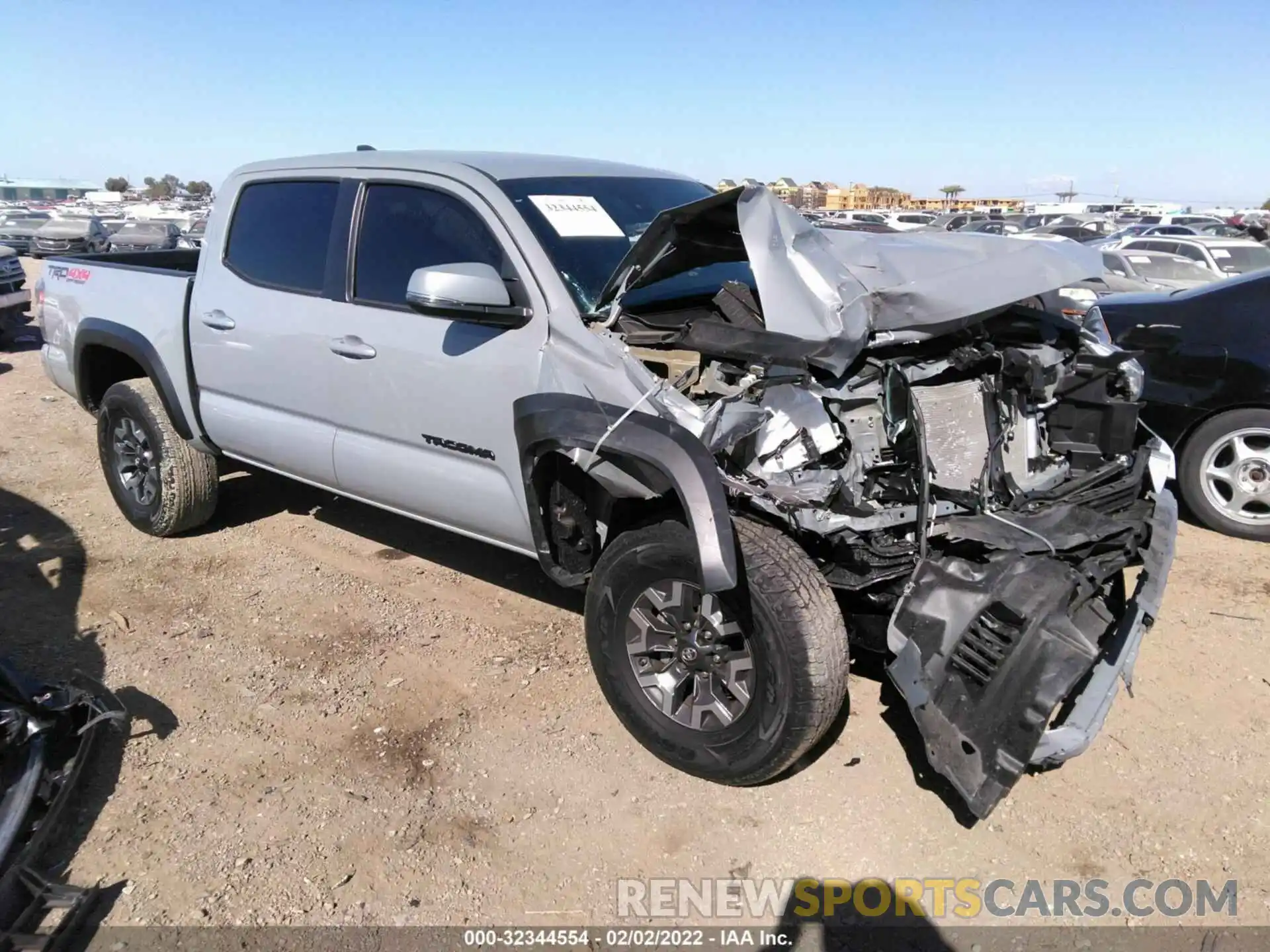 1 Photograph of a damaged car 3TMCZ5AN1MM393262 TOYOTA TACOMA 4WD 2021