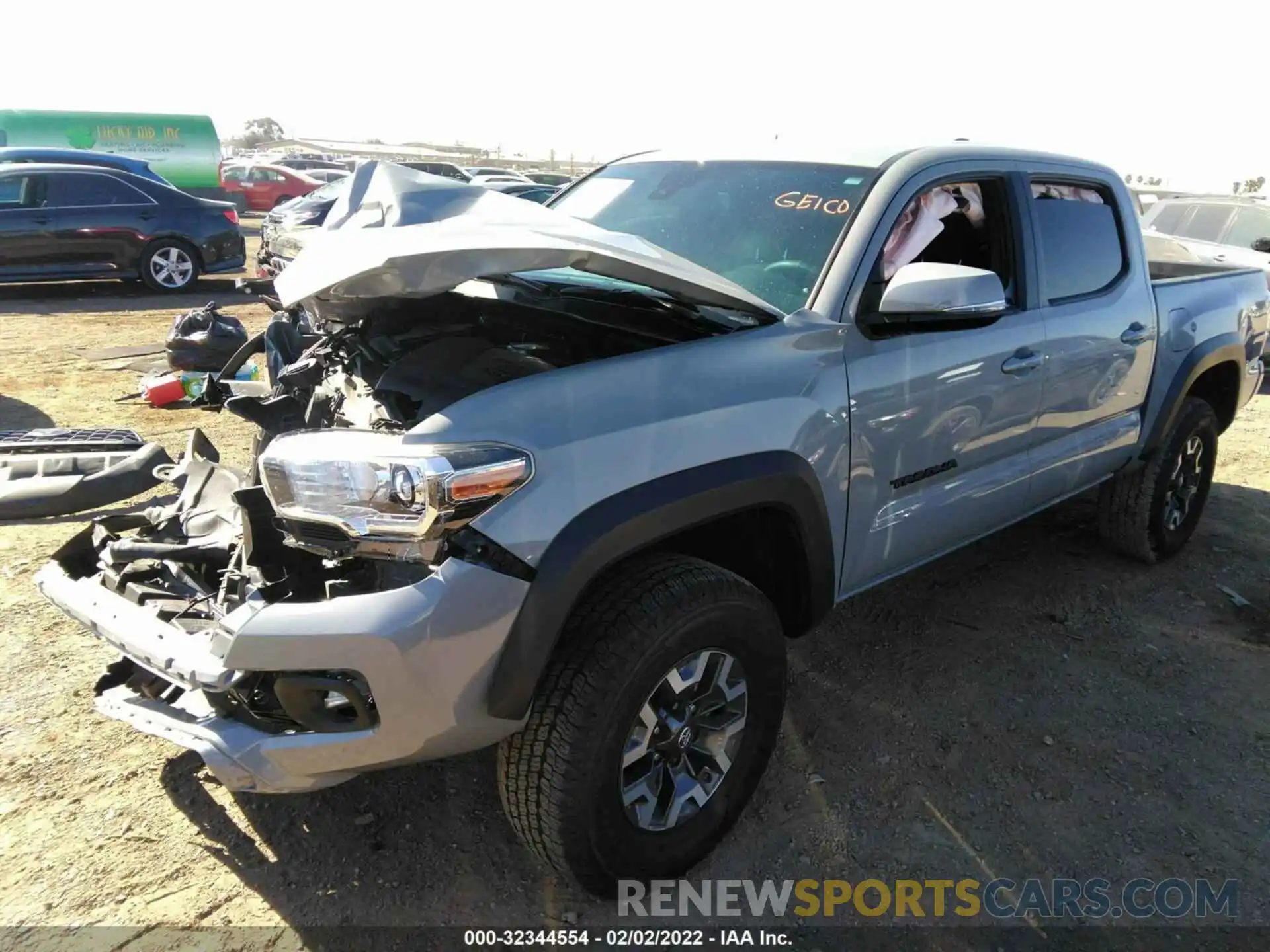 2 Photograph of a damaged car 3TMCZ5AN1MM393262 TOYOTA TACOMA 4WD 2021