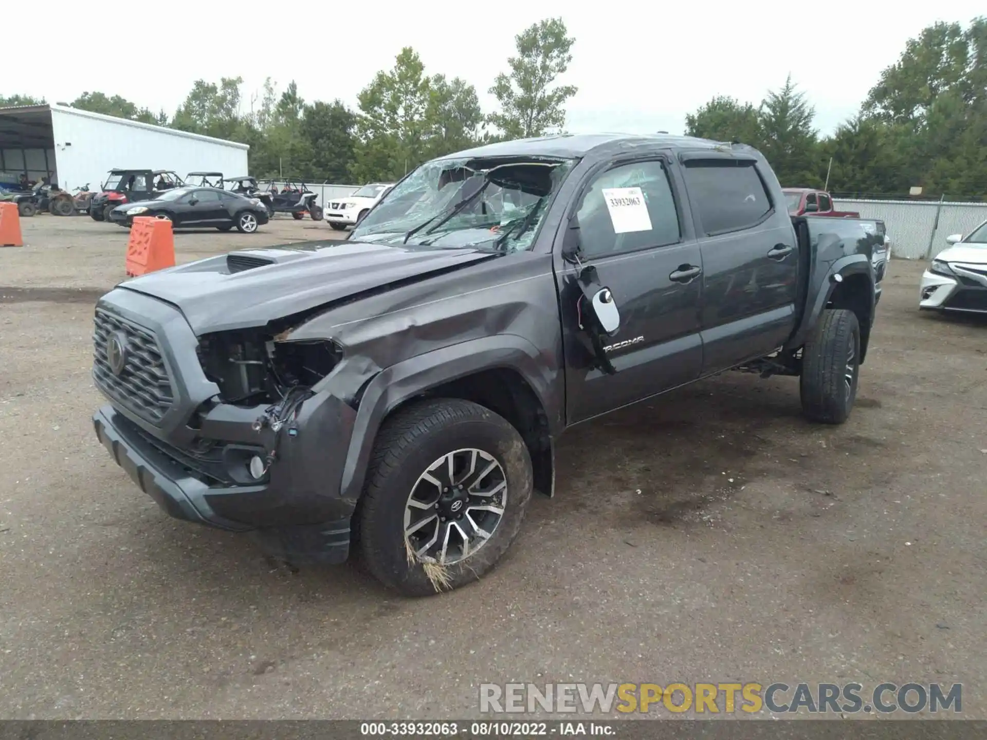 2 Photograph of a damaged car 3TMCZ5AN1MM397165 TOYOTA TACOMA 4WD 2021