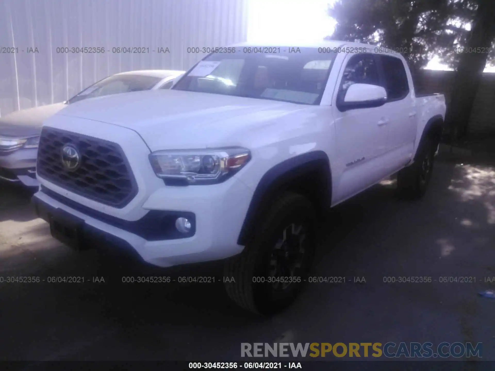 2 Photograph of a damaged car 3TMCZ5AN1MM398431 TOYOTA TACOMA 4WD 2021