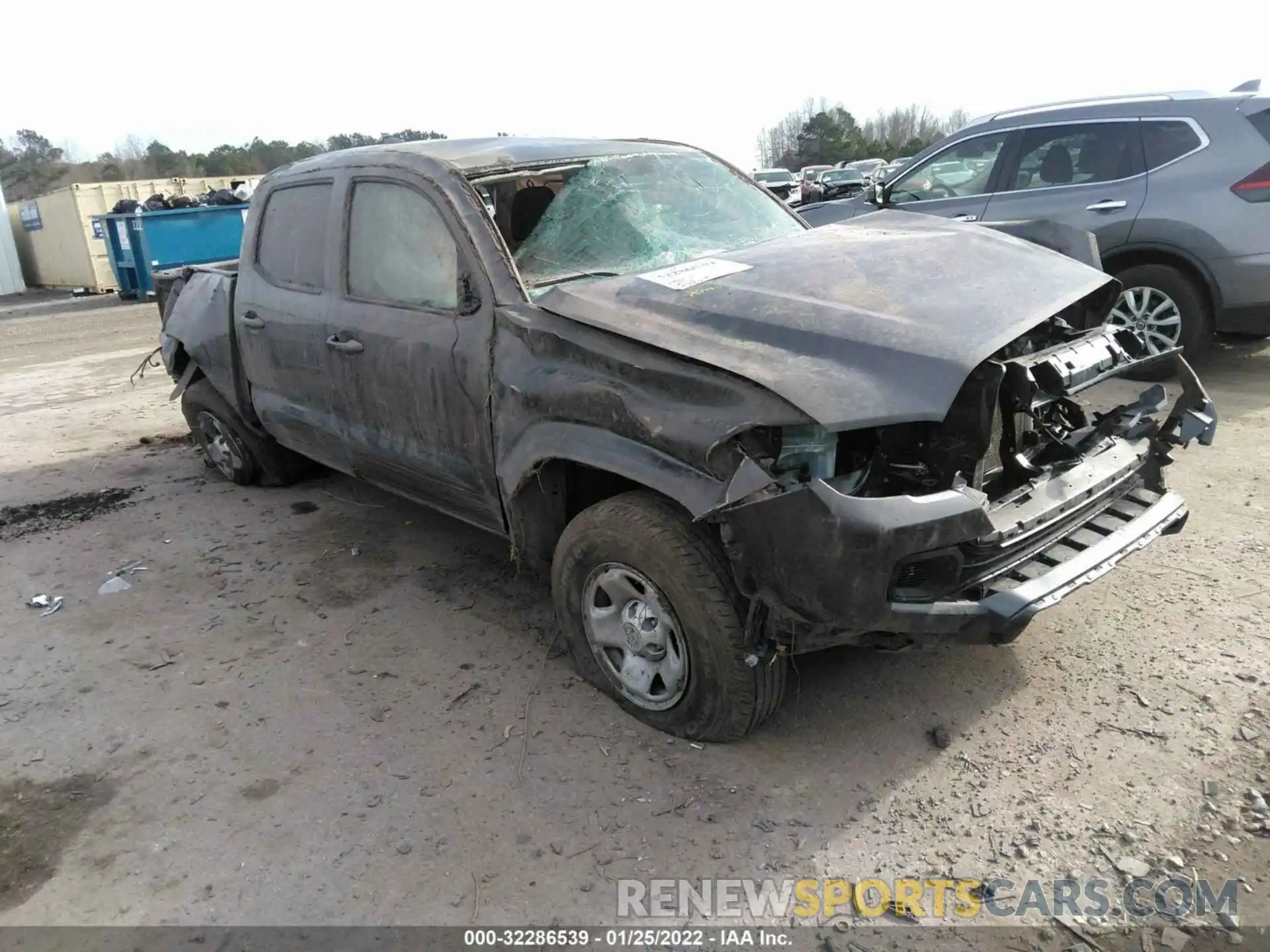 1 Photograph of a damaged car 3TMCZ5AN1MM398641 TOYOTA TACOMA 4WD 2021