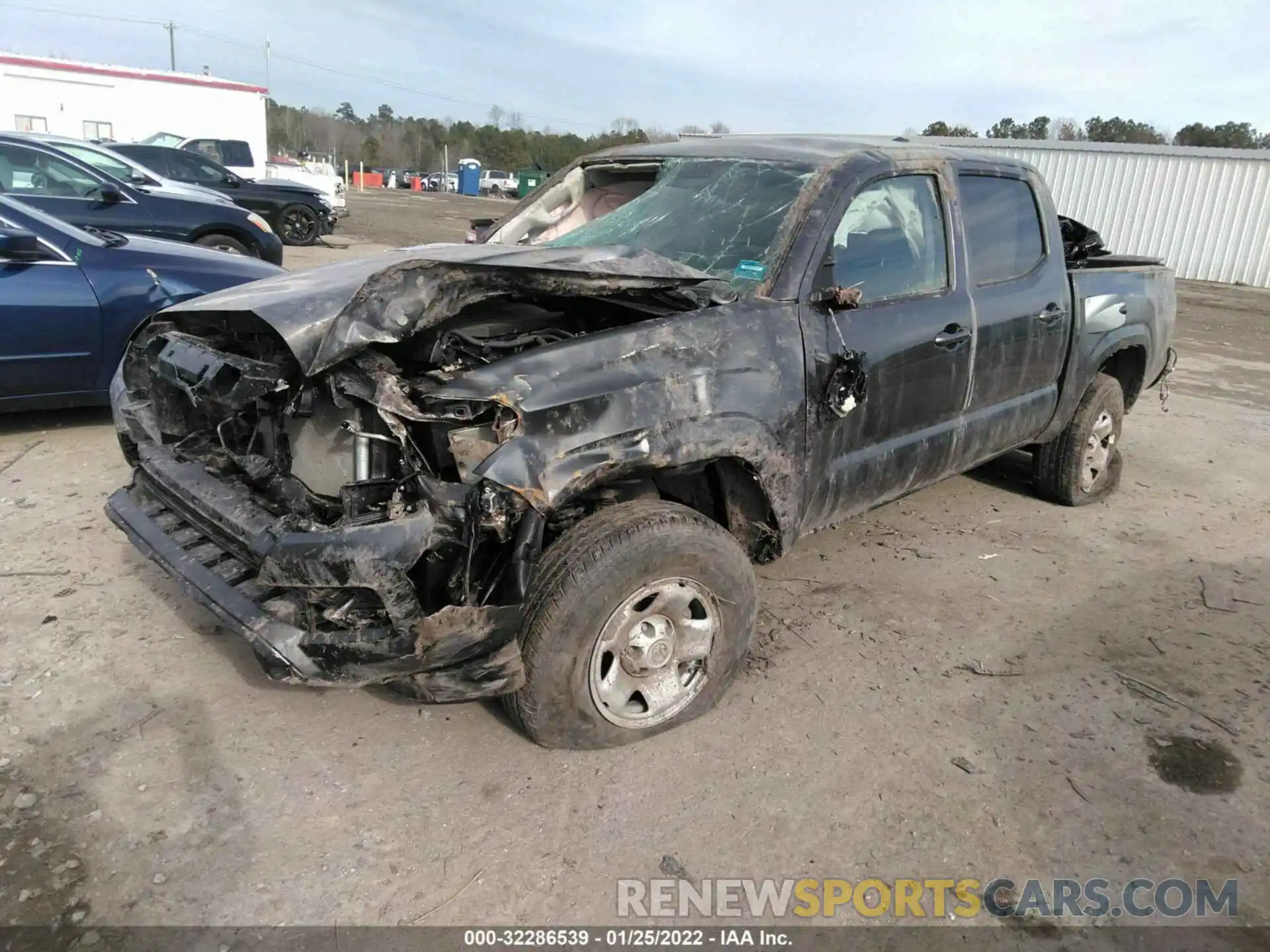 2 Photograph of a damaged car 3TMCZ5AN1MM398641 TOYOTA TACOMA 4WD 2021