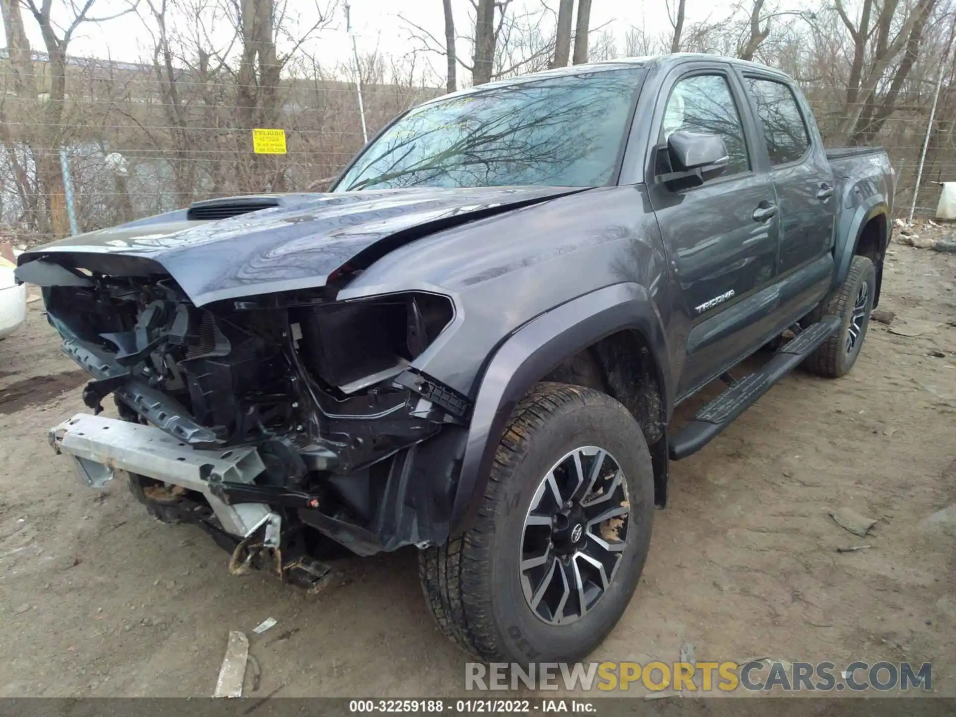 2 Фотография поврежденного автомобиля 3TMCZ5AN1MM403840 TOYOTA TACOMA 4WD 2021