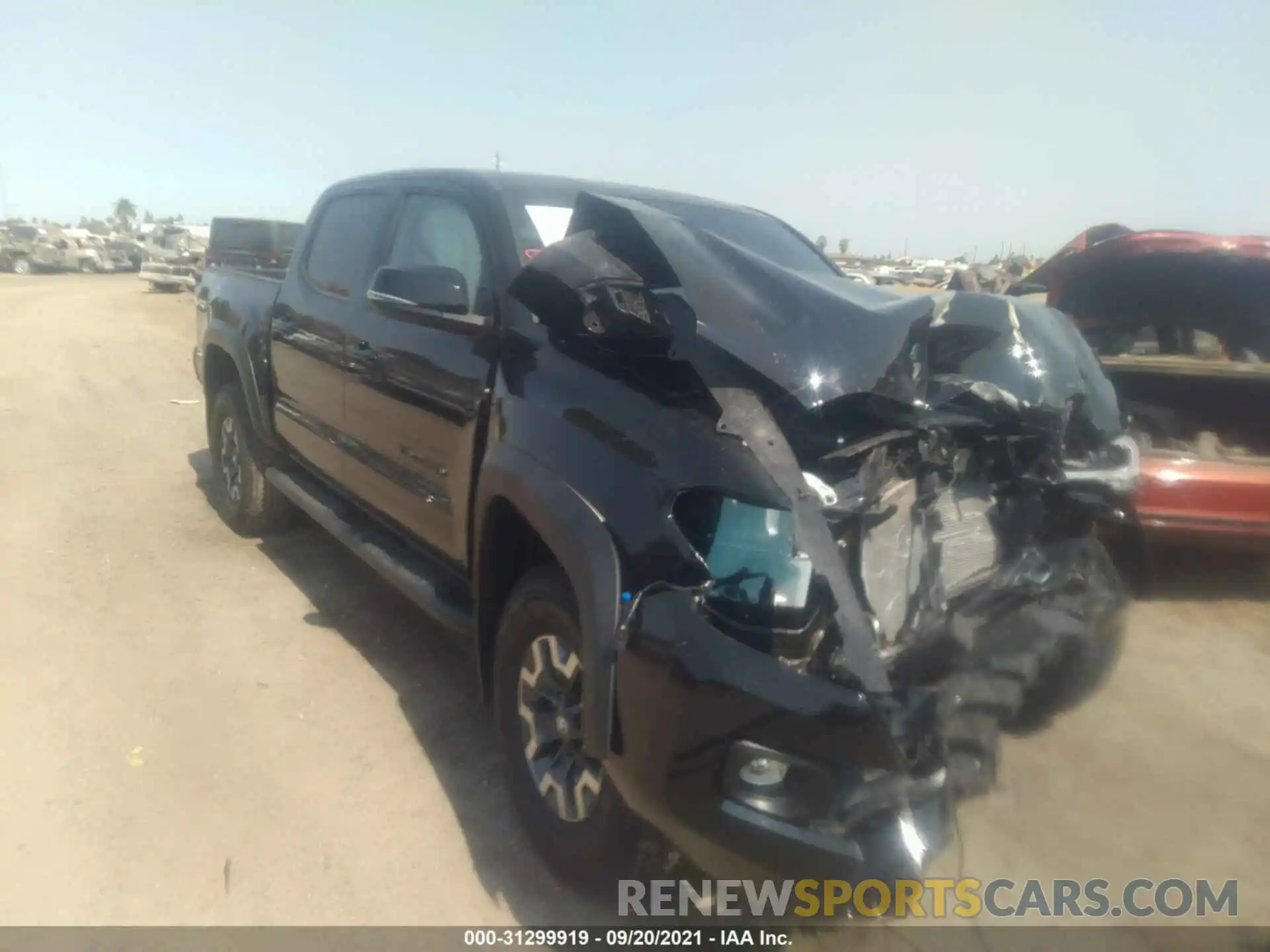 1 Photograph of a damaged car 3TMCZ5AN1MM407578 TOYOTA TACOMA 4WD 2021