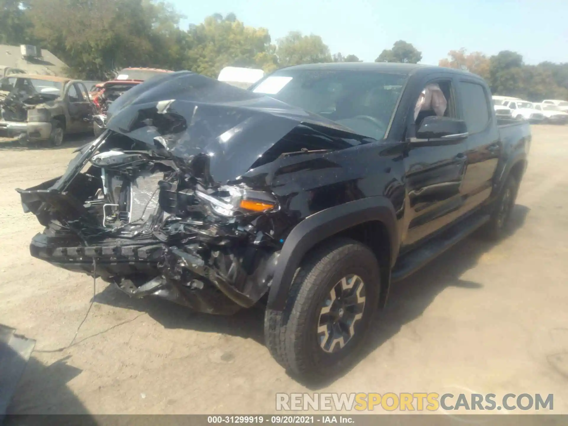 2 Photograph of a damaged car 3TMCZ5AN1MM407578 TOYOTA TACOMA 4WD 2021