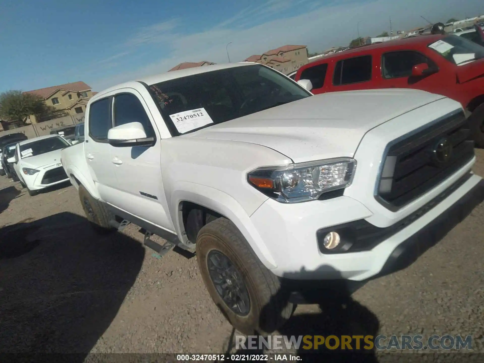 1 Photograph of a damaged car 3TMCZ5AN1MM410383 TOYOTA TACOMA 4WD 2021