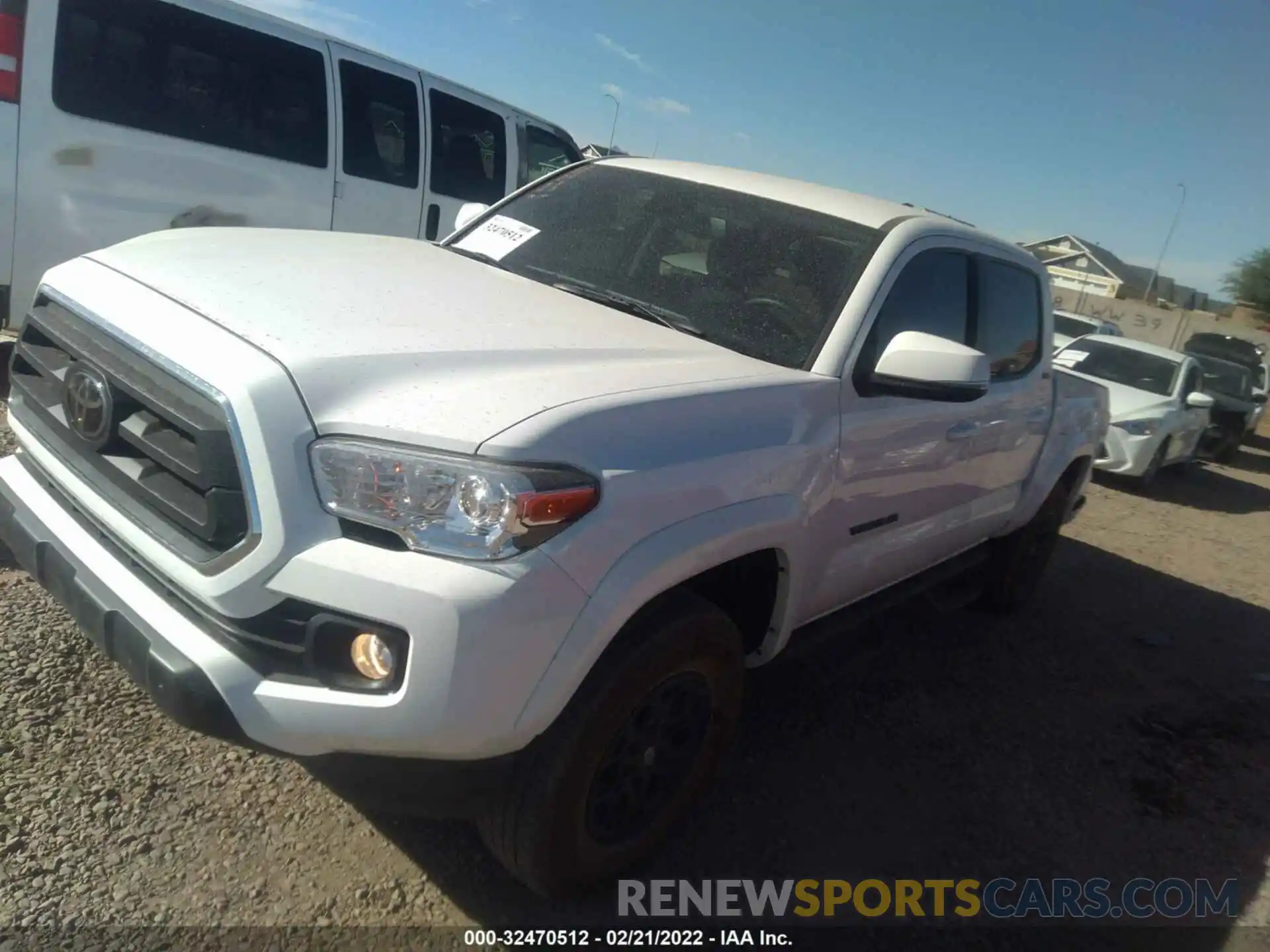 2 Photograph of a damaged car 3TMCZ5AN1MM410383 TOYOTA TACOMA 4WD 2021