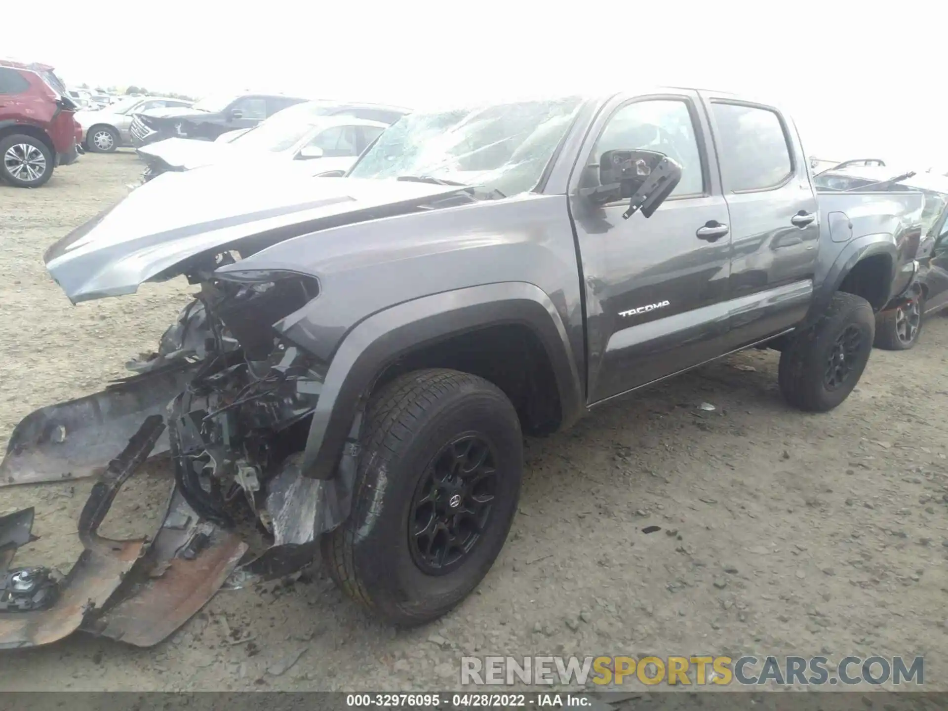 2 Фотография поврежденного автомобиля 3TMCZ5AN1MM411436 TOYOTA TACOMA 4WD 2021