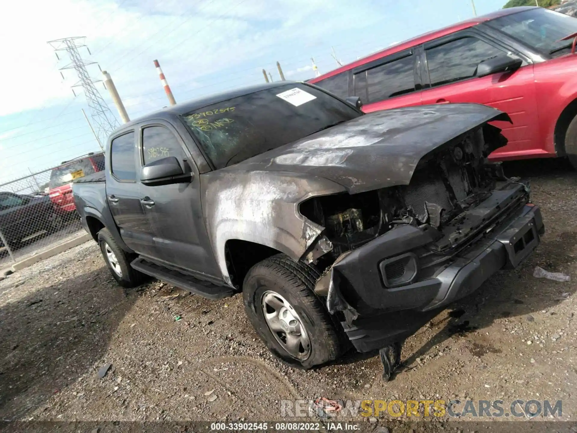 1 Photograph of a damaged car 3TMCZ5AN1MM430035 TOYOTA TACOMA 4WD 2021