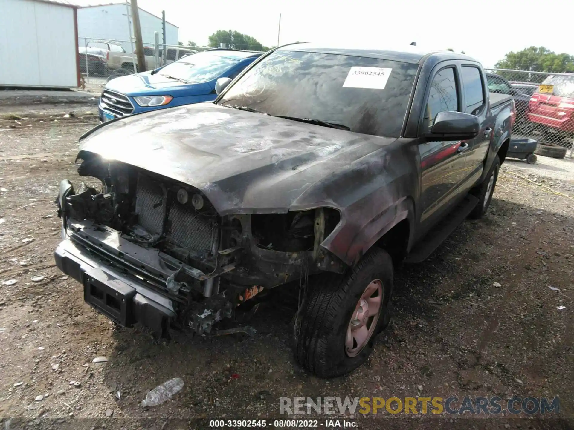 2 Photograph of a damaged car 3TMCZ5AN1MM430035 TOYOTA TACOMA 4WD 2021