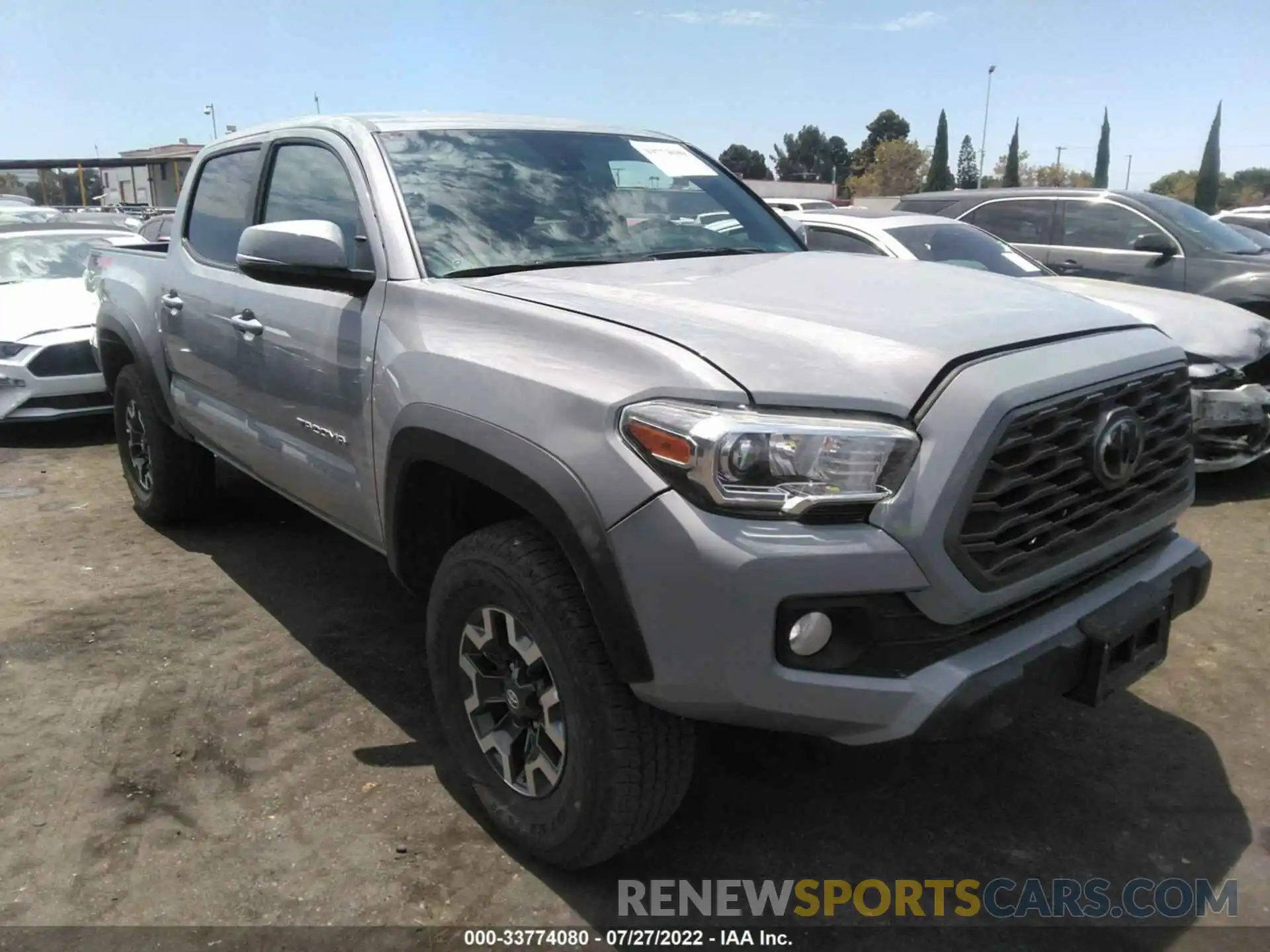 1 Photograph of a damaged car 3TMCZ5AN1MM430987 TOYOTA TACOMA 4WD 2021