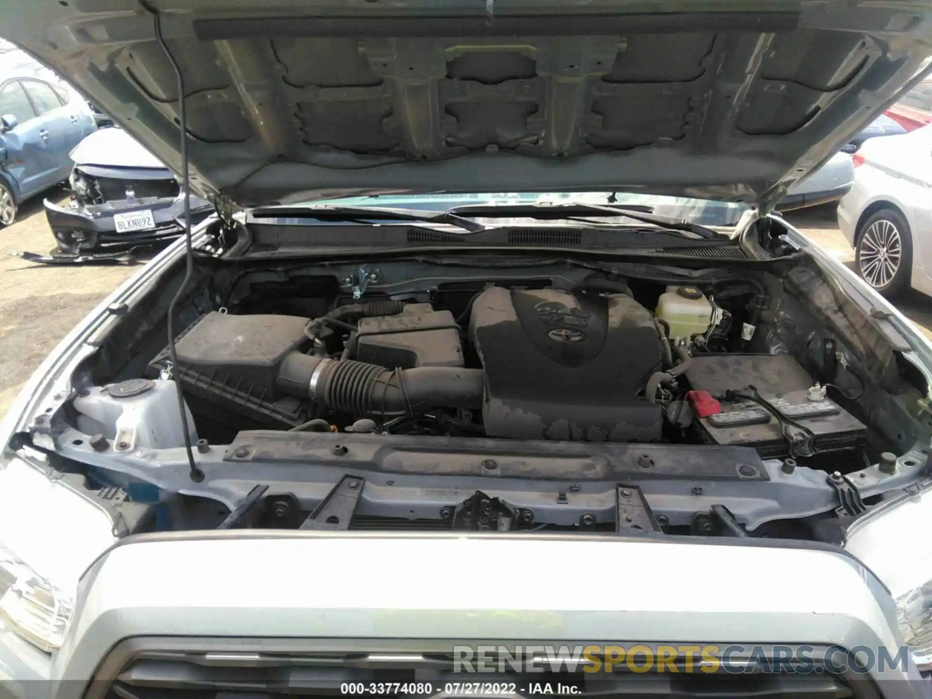 10 Photograph of a damaged car 3TMCZ5AN1MM430987 TOYOTA TACOMA 4WD 2021