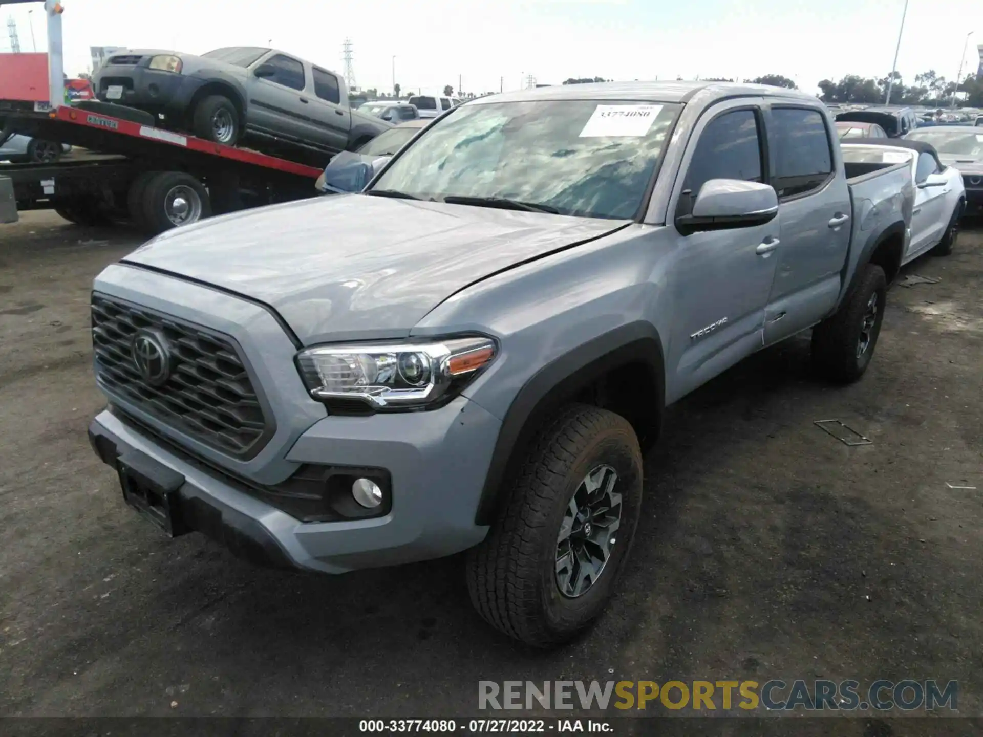 2 Photograph of a damaged car 3TMCZ5AN1MM430987 TOYOTA TACOMA 4WD 2021