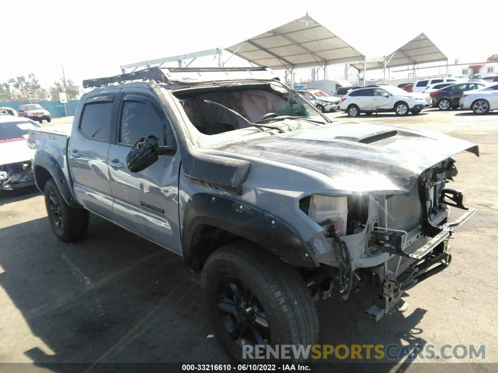 1 Фотография поврежденного автомобиля 3TMCZ5AN1MM431329 TOYOTA TACOMA 4WD 2021