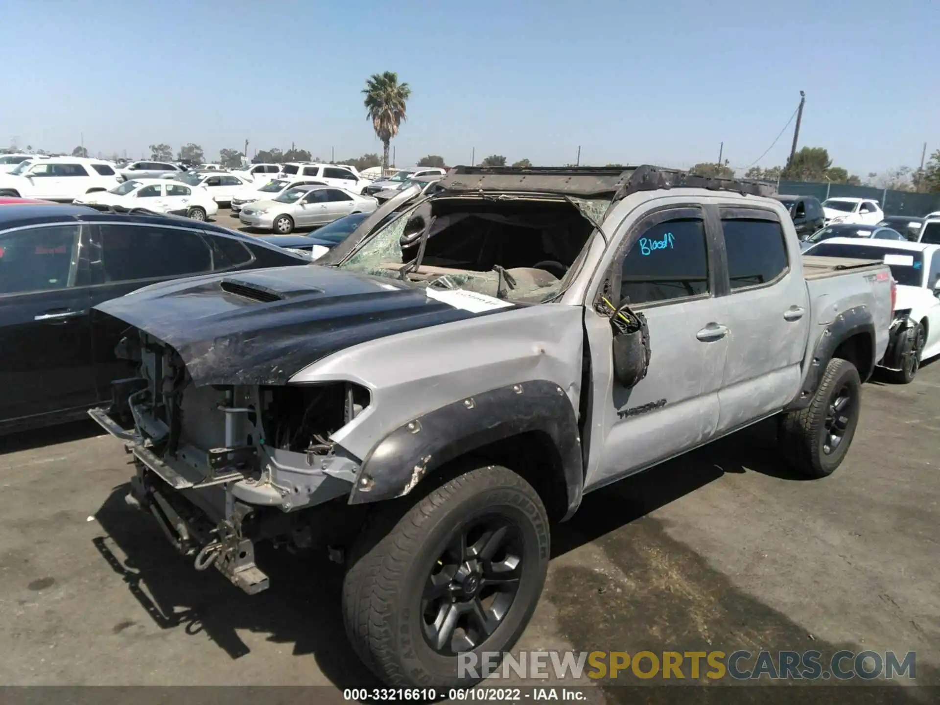 2 Photograph of a damaged car 3TMCZ5AN1MM431329 TOYOTA TACOMA 4WD 2021