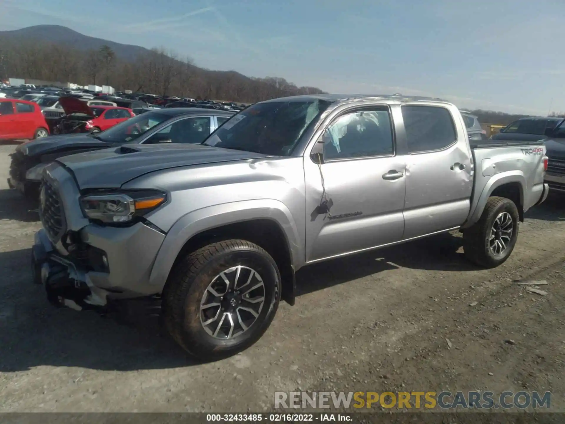 2 Photograph of a damaged car 3TMCZ5AN1MM432559 TOYOTA TACOMA 4WD 2021