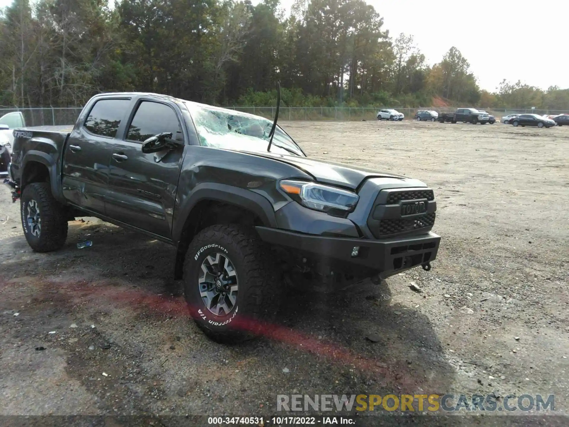 1 Photograph of a damaged car 3TMCZ5AN1MM443626 TOYOTA TACOMA 4WD 2021