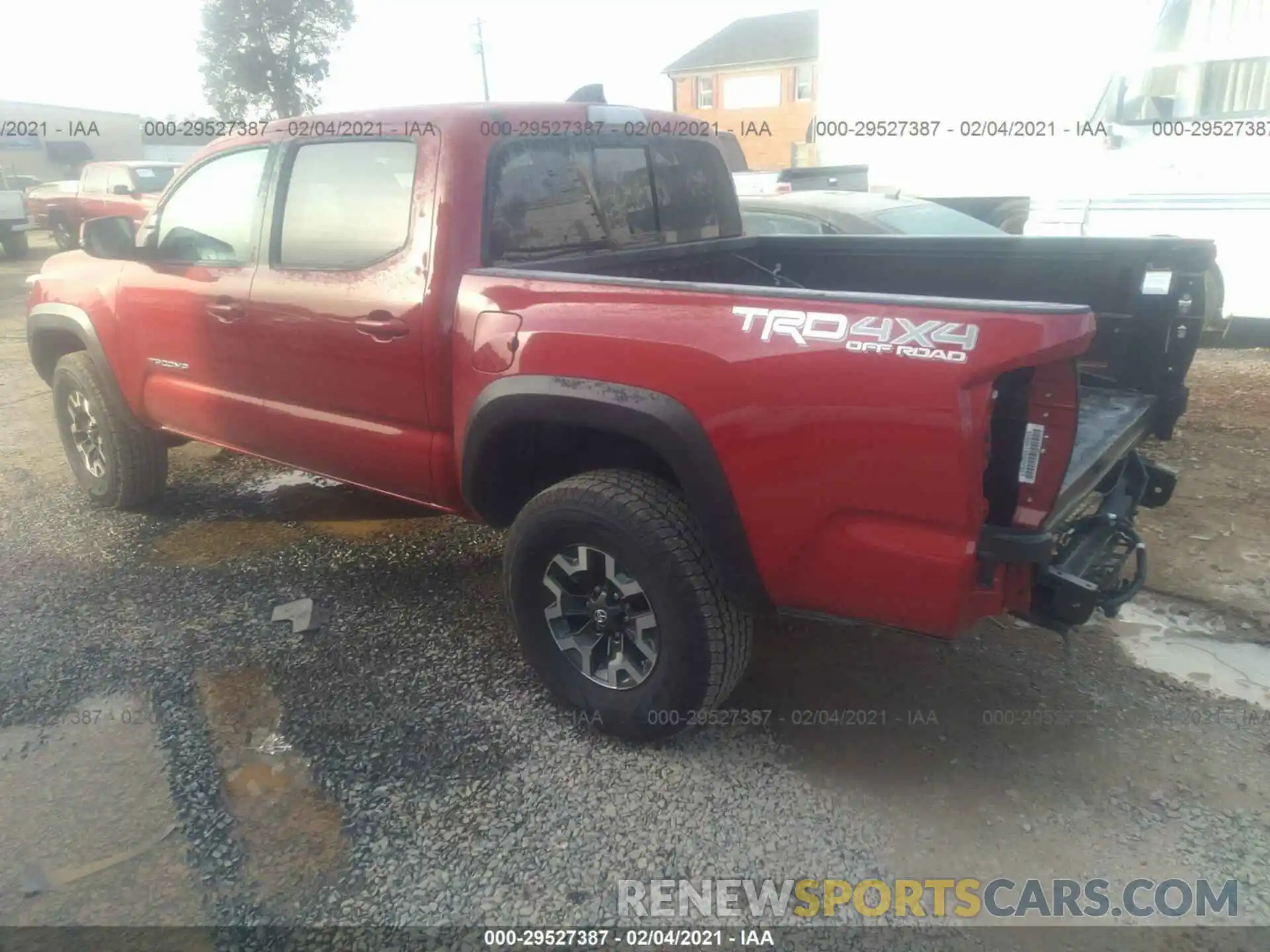 3 Photograph of a damaged car 3TMCZ5AN2MM372923 TOYOTA TACOMA 4WD 2021